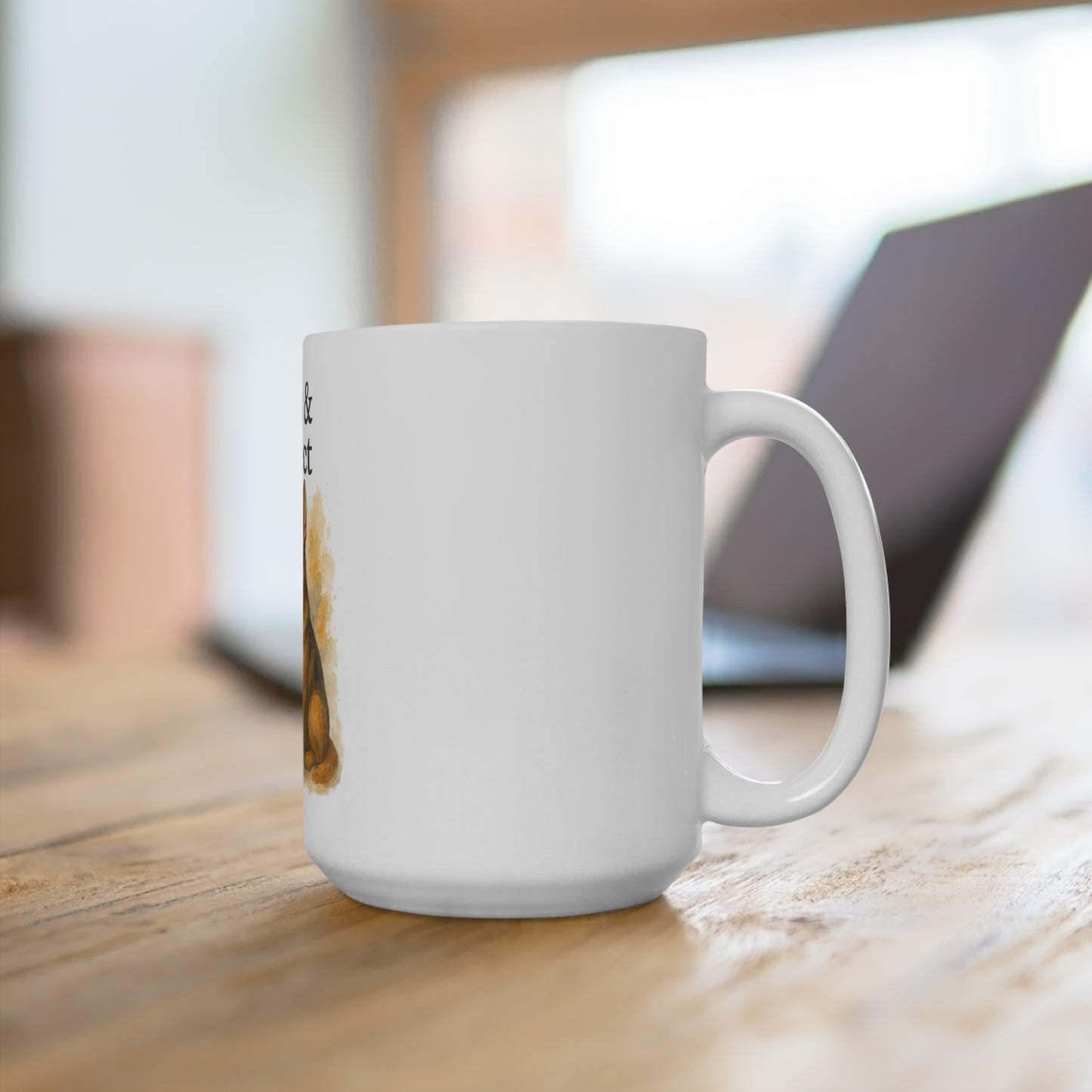 Paws & Reflect Dog Mug 15oz - Perfect for Pet Lovers