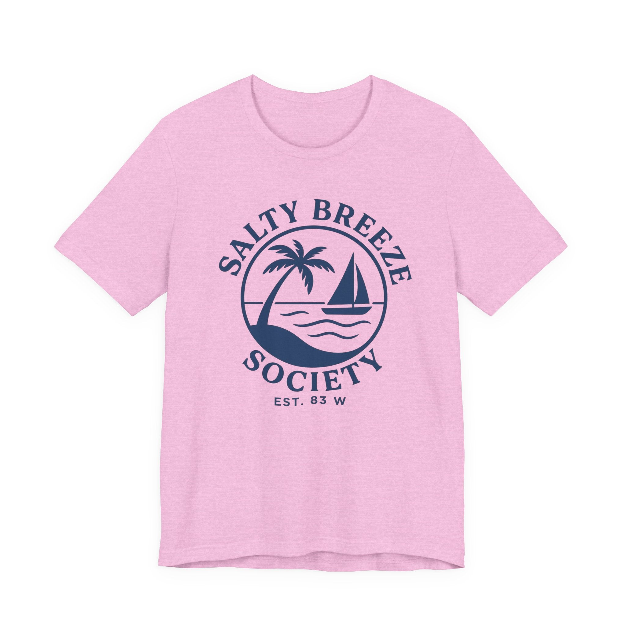 Salty Breeze Society Unisex Tee - Relaxed Coastal Vibe T-Shirt for Beach Lovers