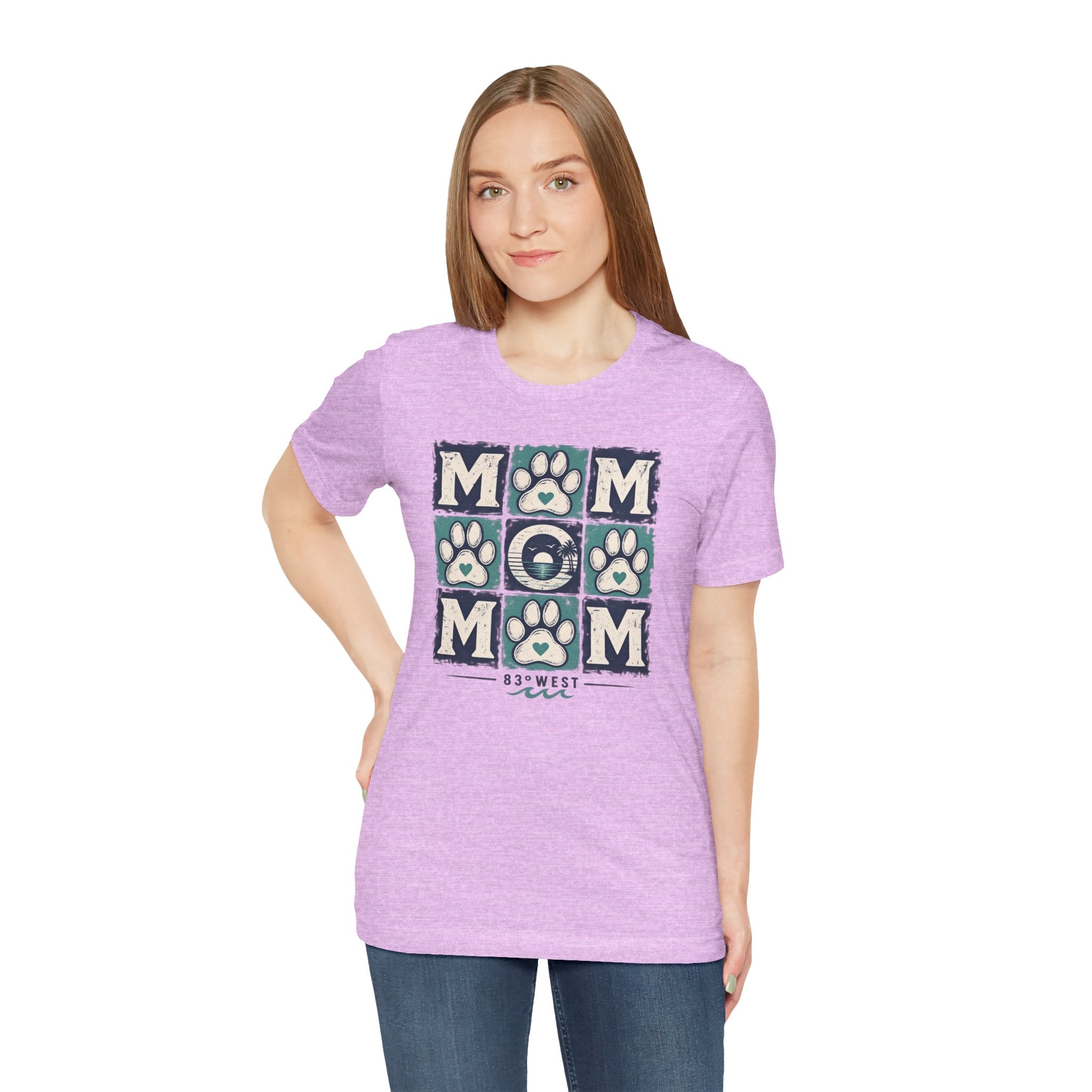 Dog Mom T-Shirt – Dogs and Sunsets Go Together for Dog Moms