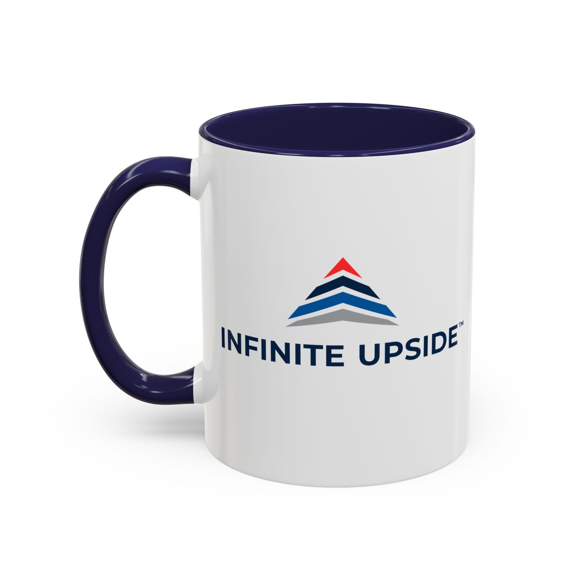 Infinity Upside™ Branded Accent Coffee Mug – Logo Coffee Cup (11/15oz)
