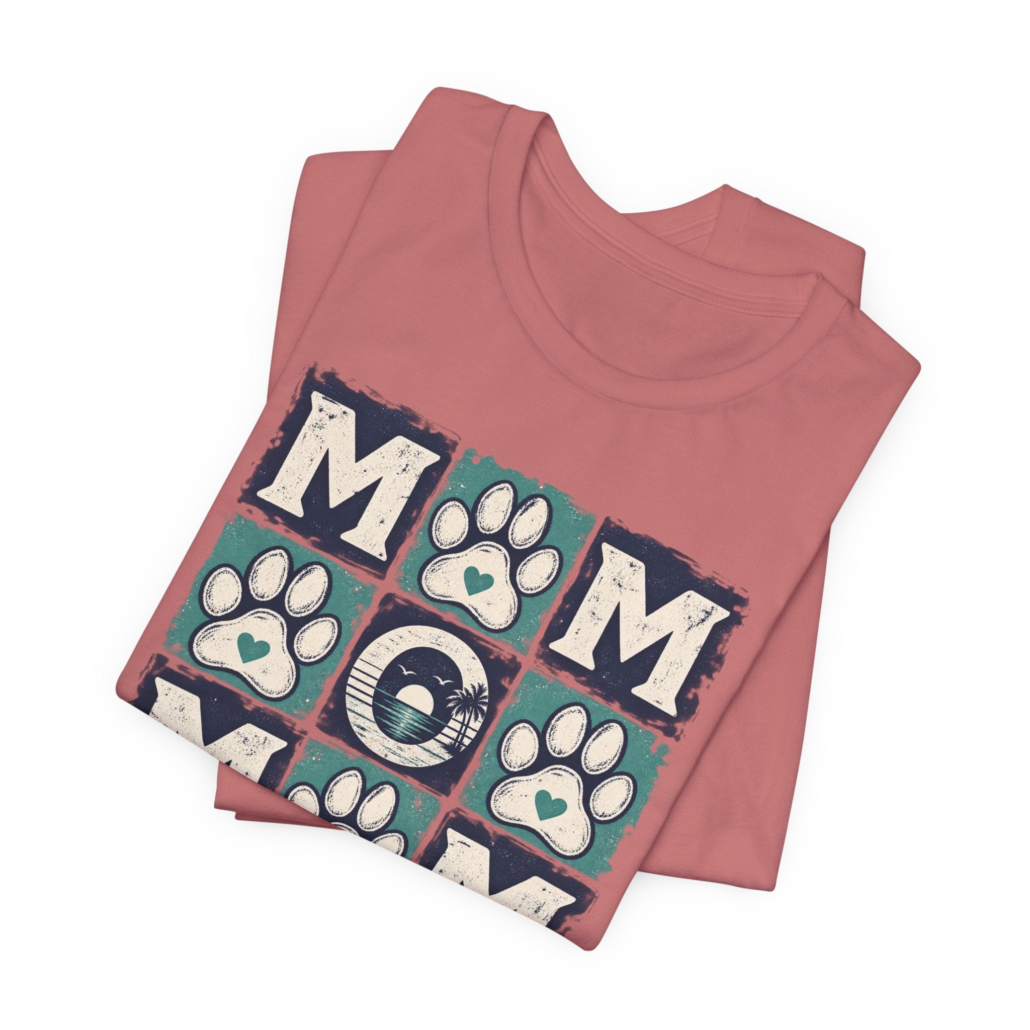 Dog Mom T-Shirt – Dogs and Sunsets Go Together for Dog Moms