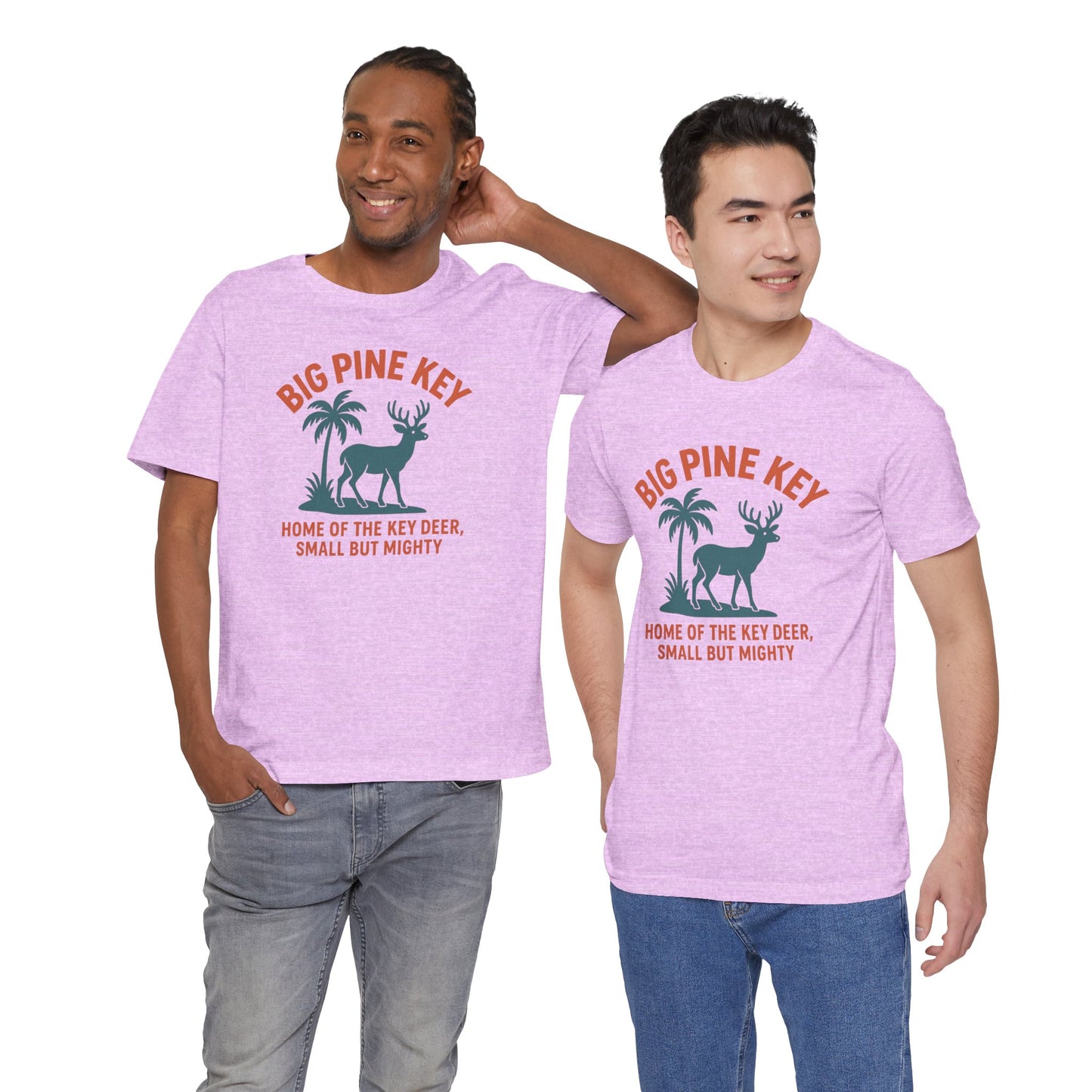 FLORIDA KEYS COLLECTION Big Pine Key Unisex Tee – Home of the Key Deer, Relaxed Fit Casual Shirt