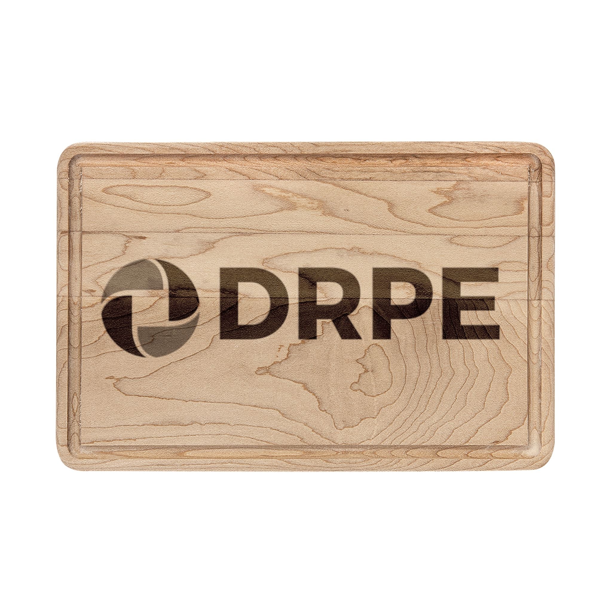 Engraved Maple Cutting Board – 'DRPE' Logo Serving & Chopping Board