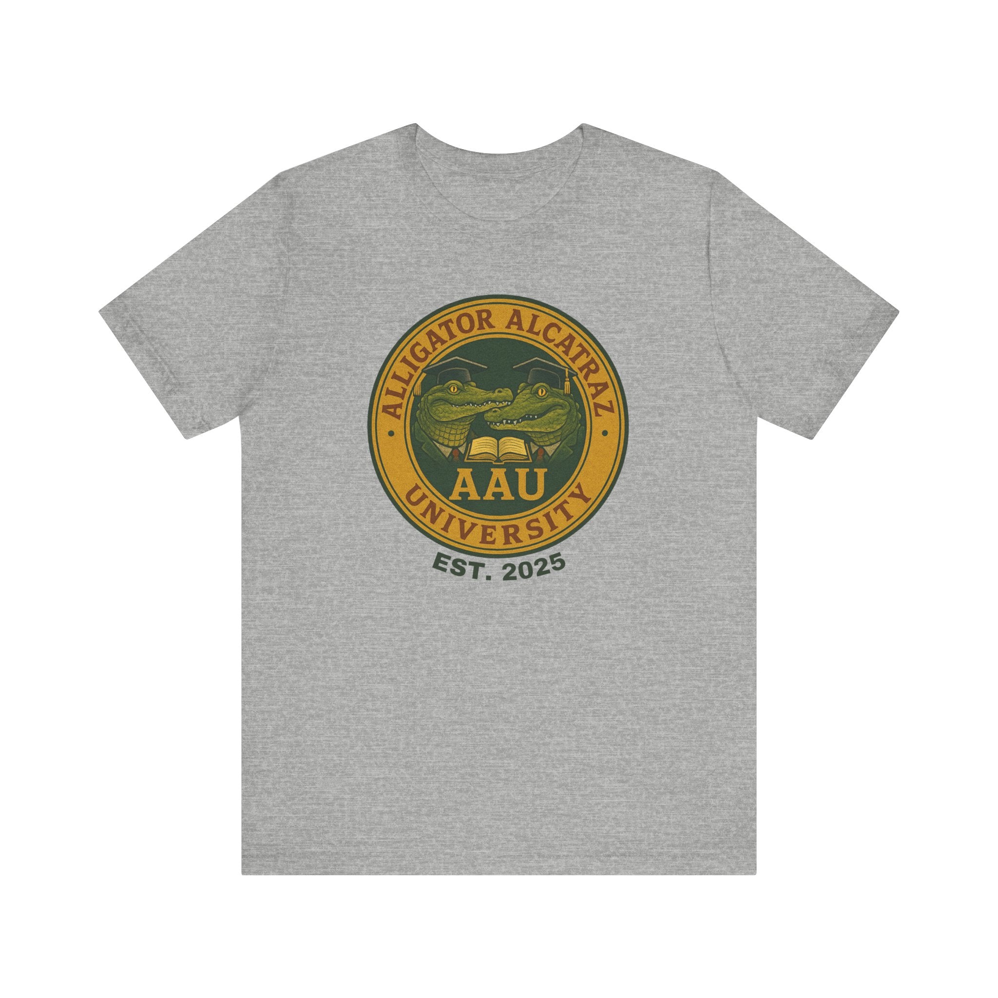 Alligator Alcatraz University Tee, Fun Unisex Shirt