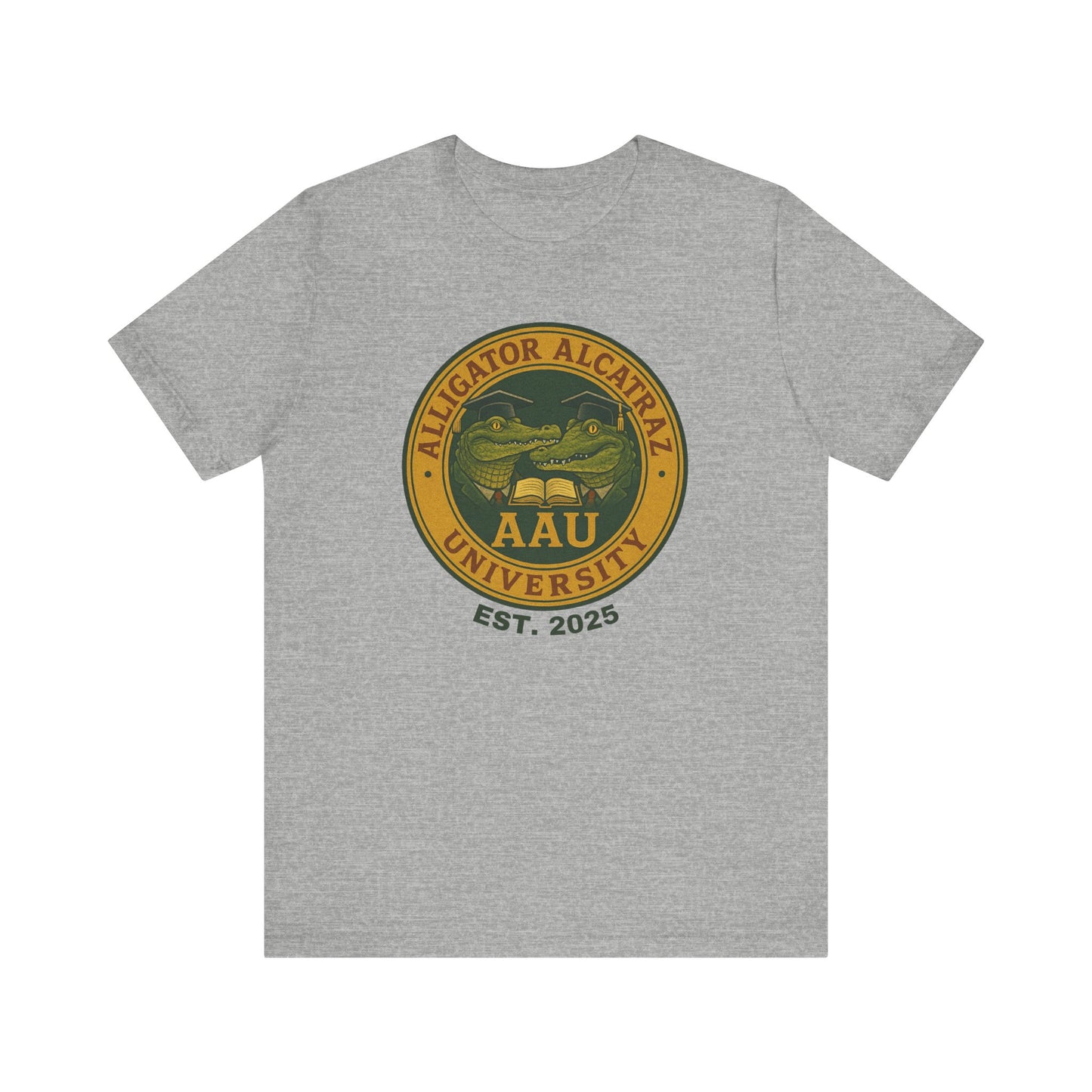Alligator Alcatraz University Tee, Fun Unisex Shirt
