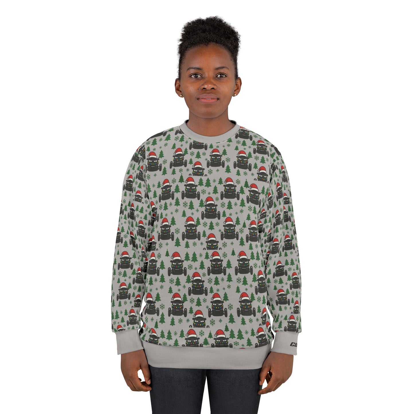 Can-Am Spyder Christmas Lights Sweatshirt — Festive For The Holidays