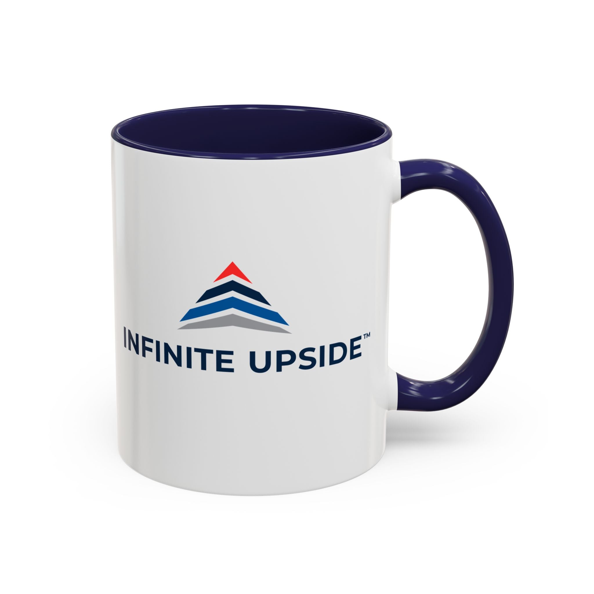 Infinity Upside™ Branded Accent Coffee Mug – Logo Coffee Cup (11/15oz)