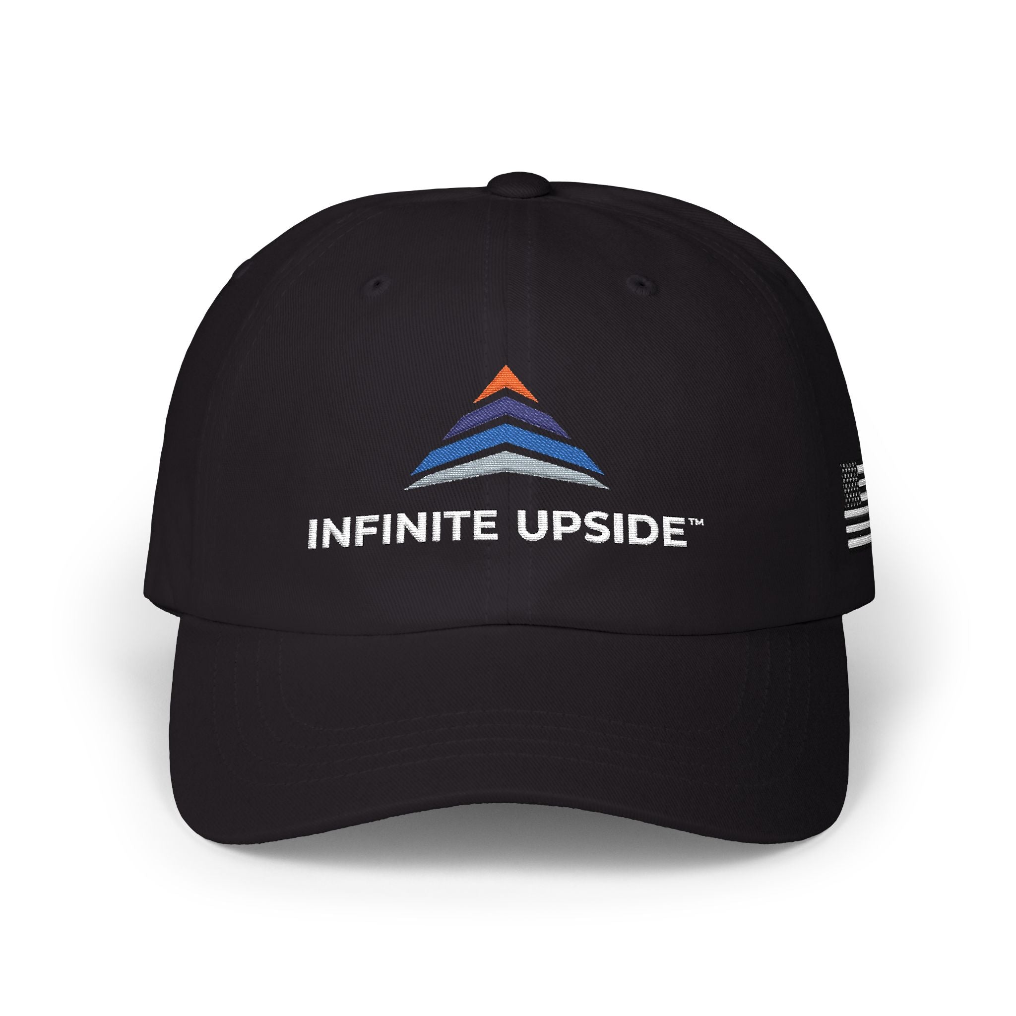 Infinite Upside™ Dad Cap — Embroidered Logo Baseball Hat