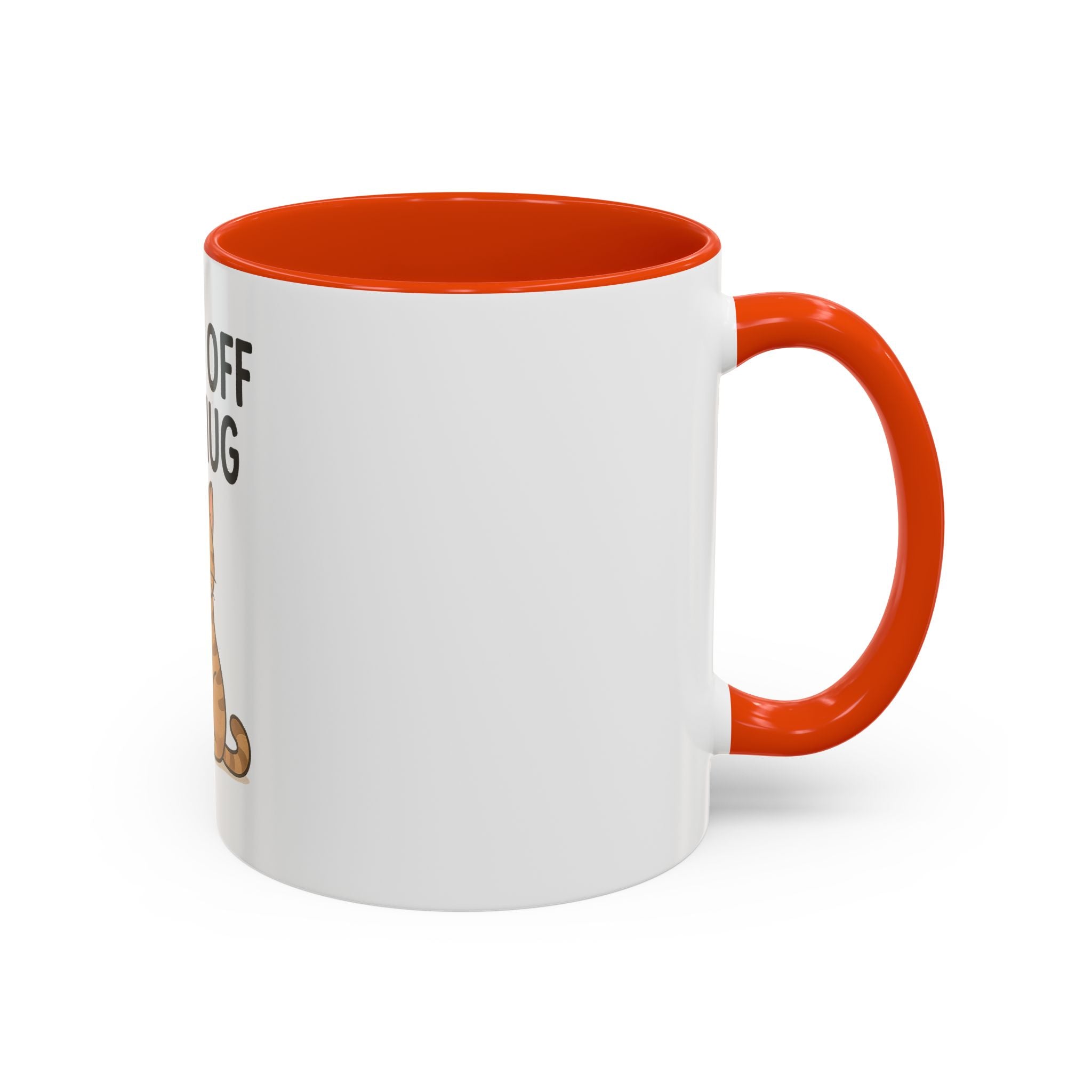 Funny Cat Mug - "Paws Off My Mug" - Colorful 11oz & 15oz Coffee Cup