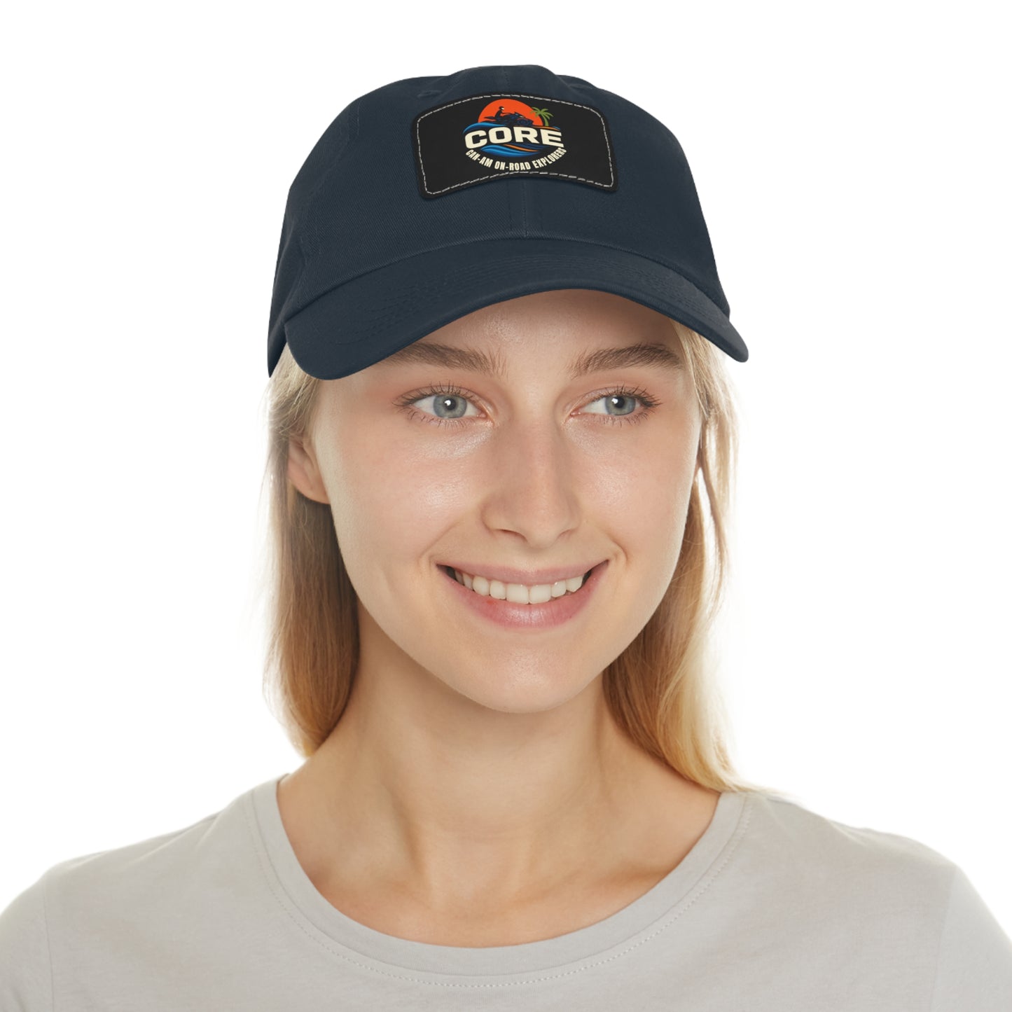 Core with Leather Patch, Casual Cap