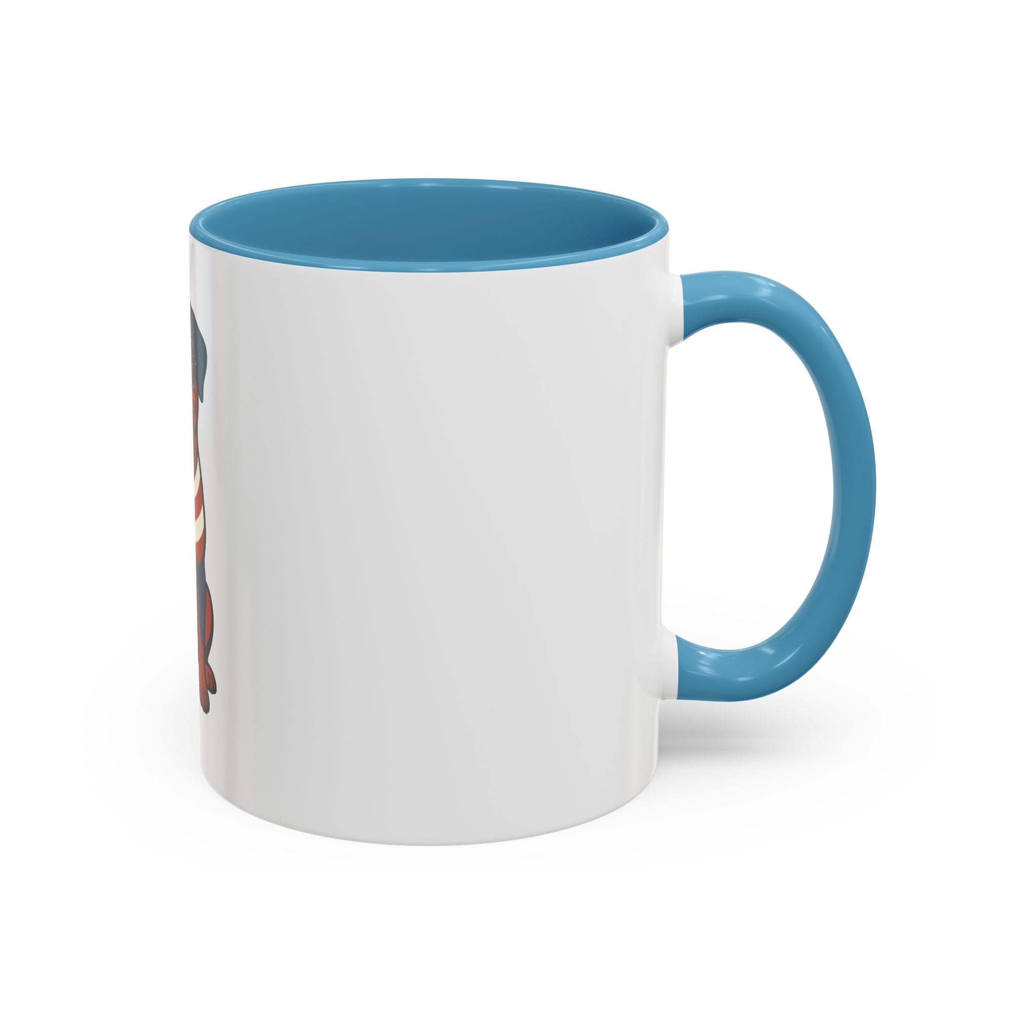 Patriotic Dog Mug, Rottweiler Coffee Cup, Cute Pet Lover Gift