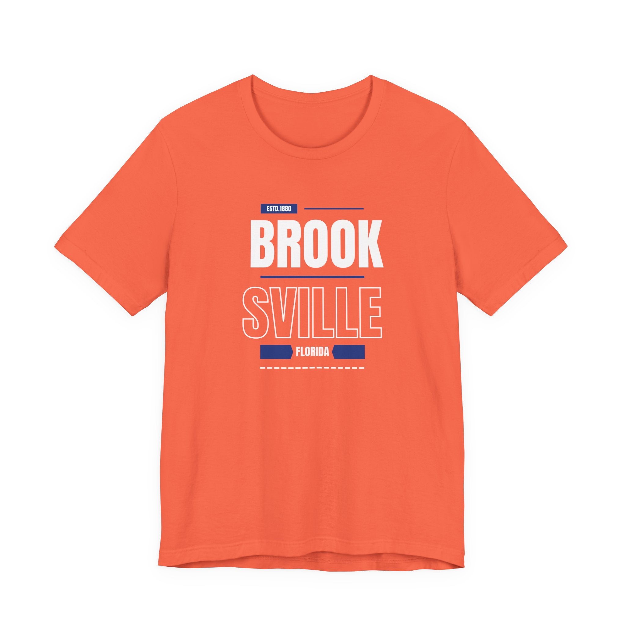 Brooksville Florida Unisex Jersey Tee - Retro Vibe T-Shirt for Casual Style