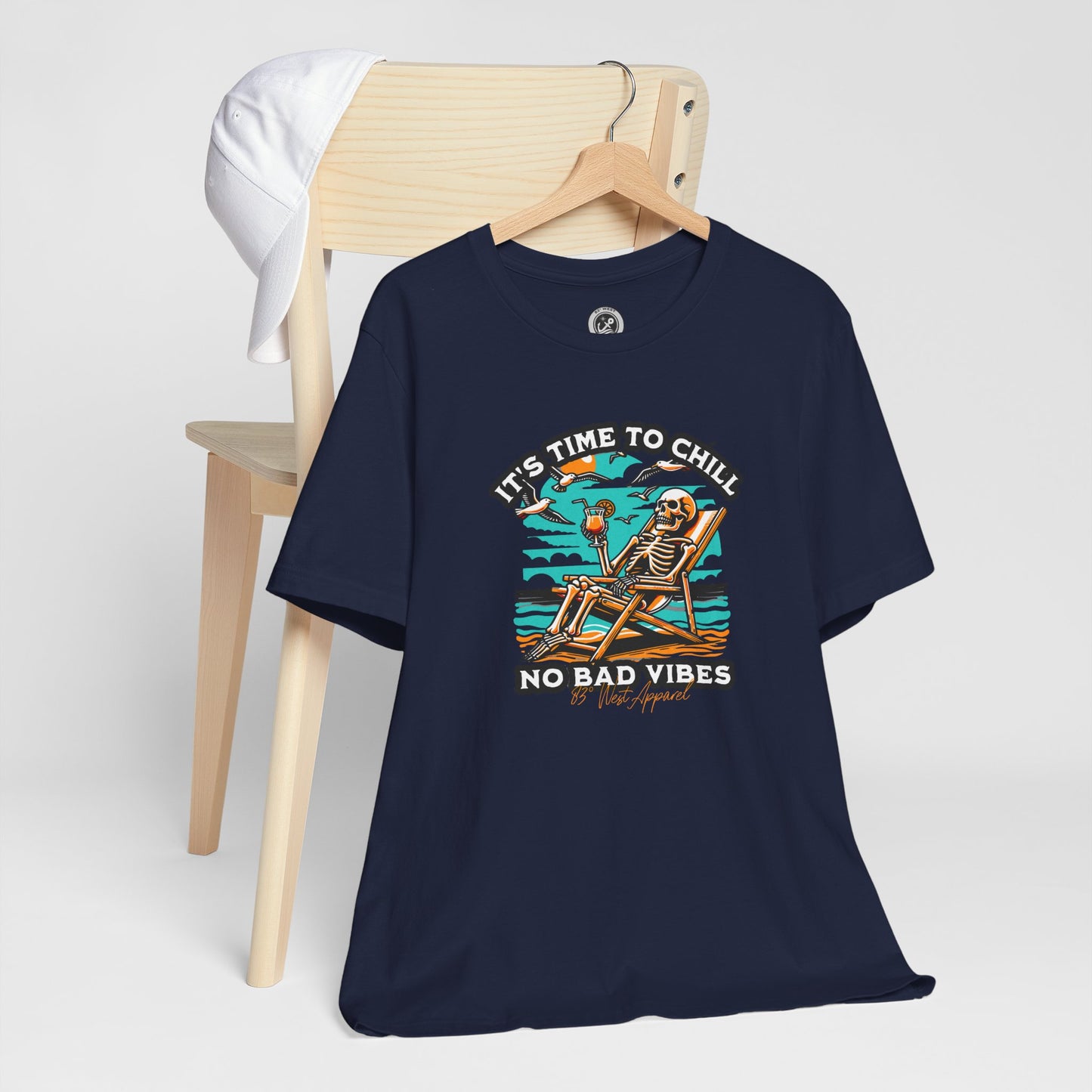 Chill Vibes Tee, Unisex T-Shirt for Relaxation, Summer Fun, Beachwear, Gift for Friends, Casual Wear