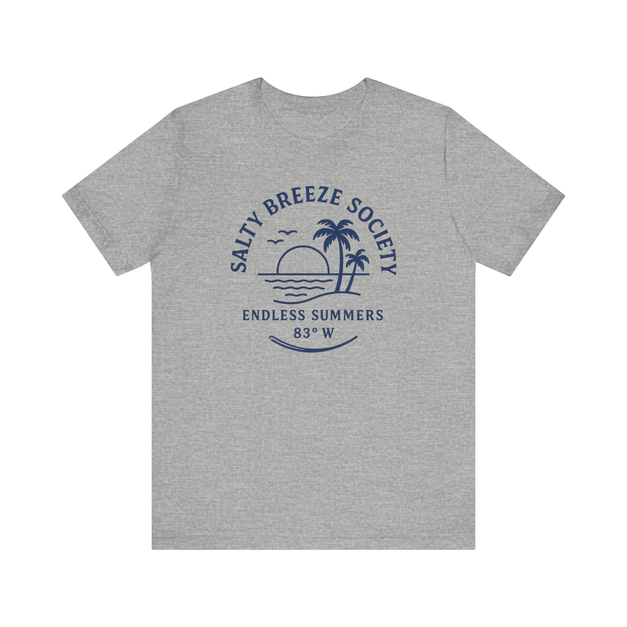 Salty Breeze Society Unisex Short Sleeve Tee - Endless Summers Design