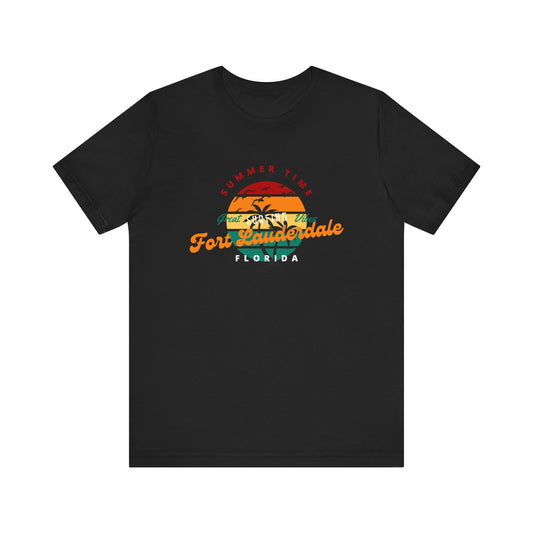Fort Lauderdale Summer Vibes Tee - Unisex Jersey Short Sleeve Shirt