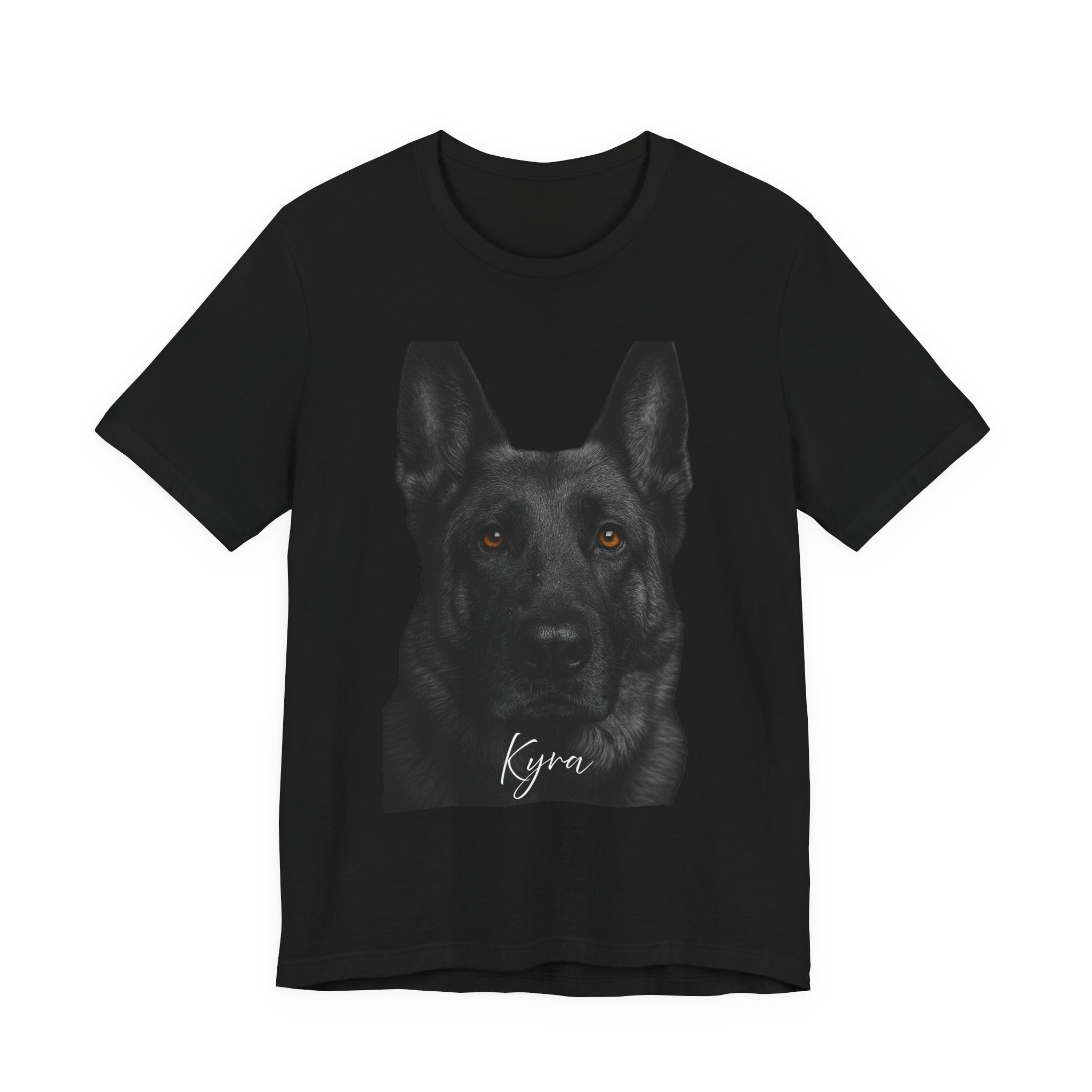 German Shepherd Kyra Black Edition Tee, Pet Lover Gift, Animal Lover T-Shirt