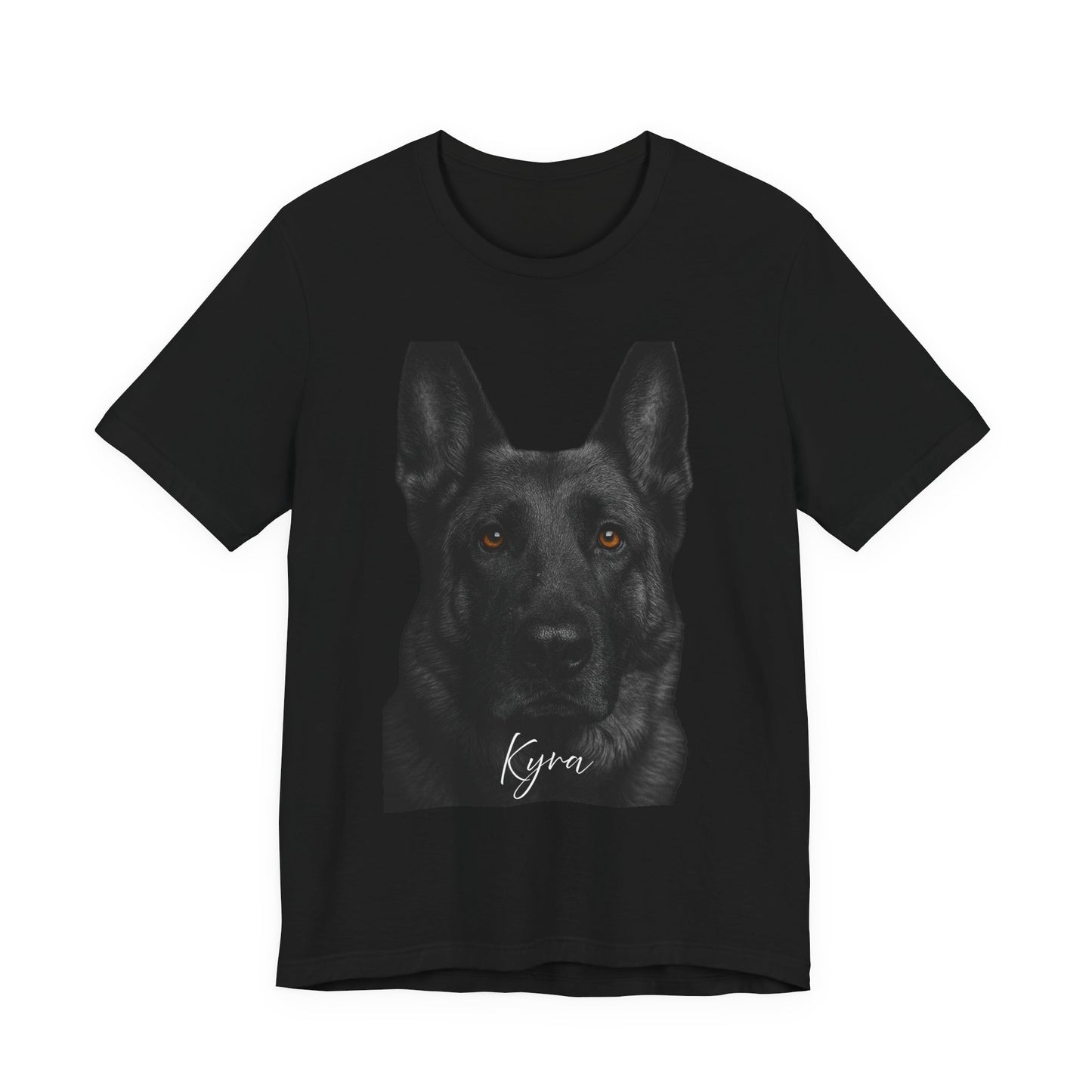 German Shepherd Kyra Black Edition Tee, Pet Lover Gift, Animal Lover T-Shirt