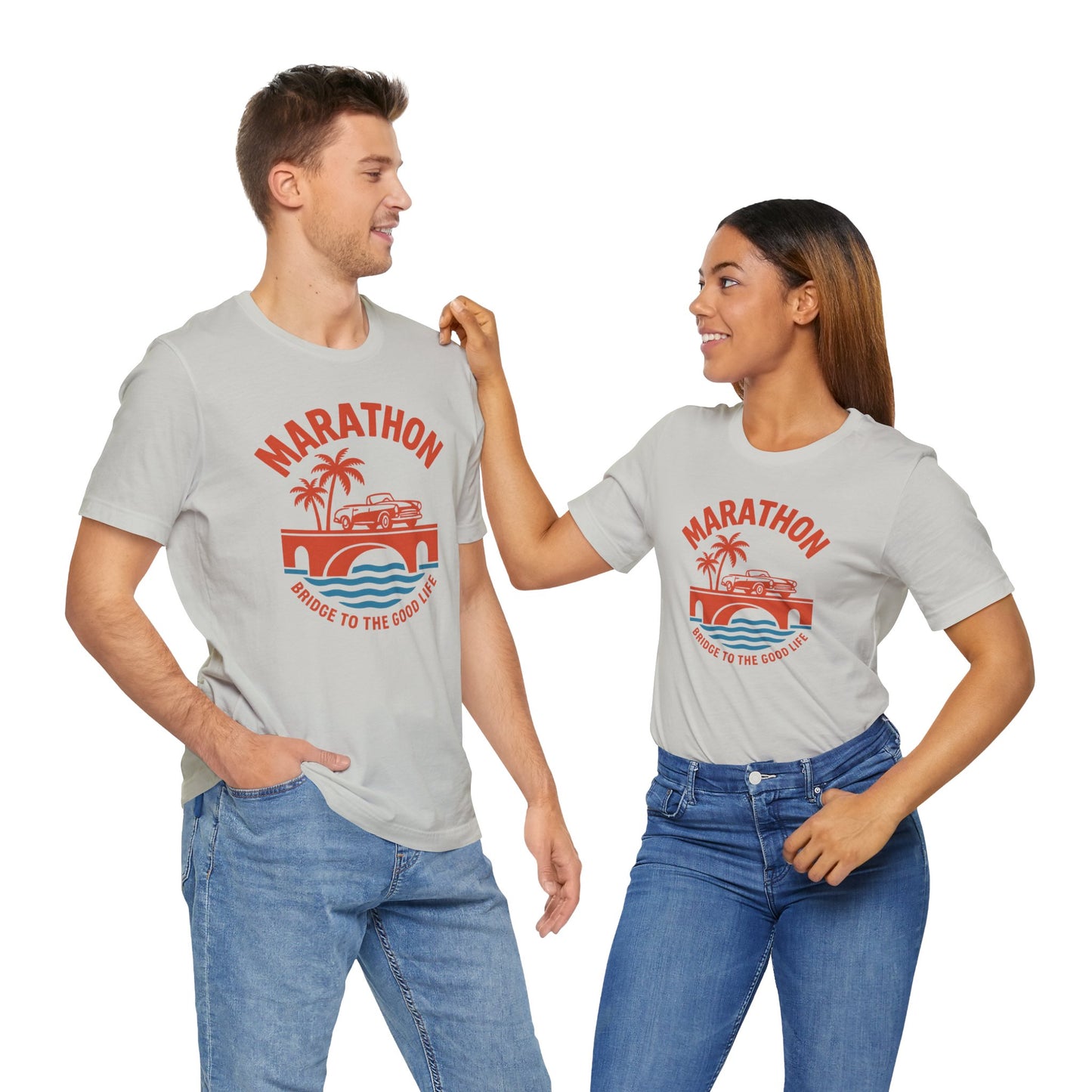 FLORIDA KEYS COLLECTION Marathon Beach Vibes Tee | Unisex Jersey Tee, Summer Fashion