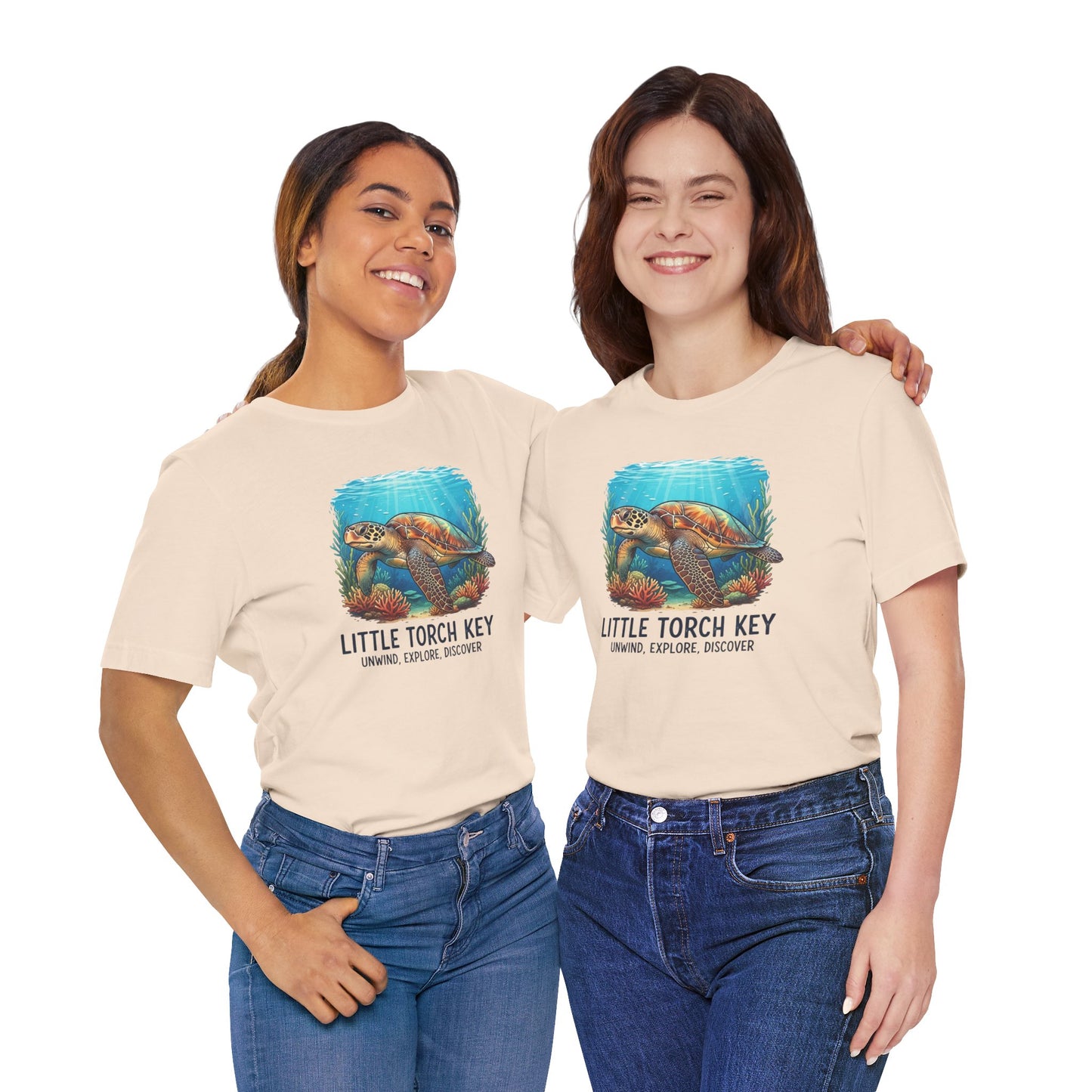 FLORIDA KEYS COLLECTION Little Torch Key Turtle Tee - Explore, Discover, Unwind