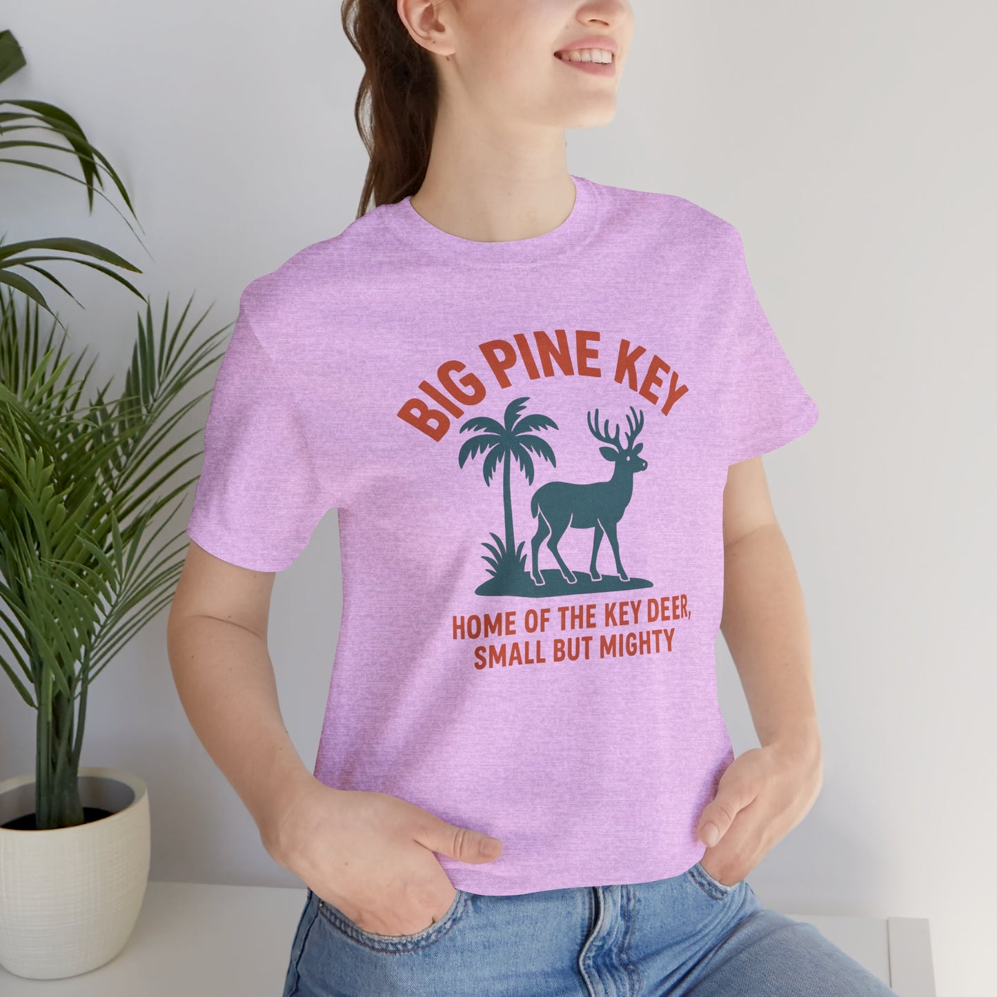 FLORIDA KEYS COLLECTION Big Pine Key Unisex Tee – Home of the Key Deer, Relaxed Fit Casual Shirt