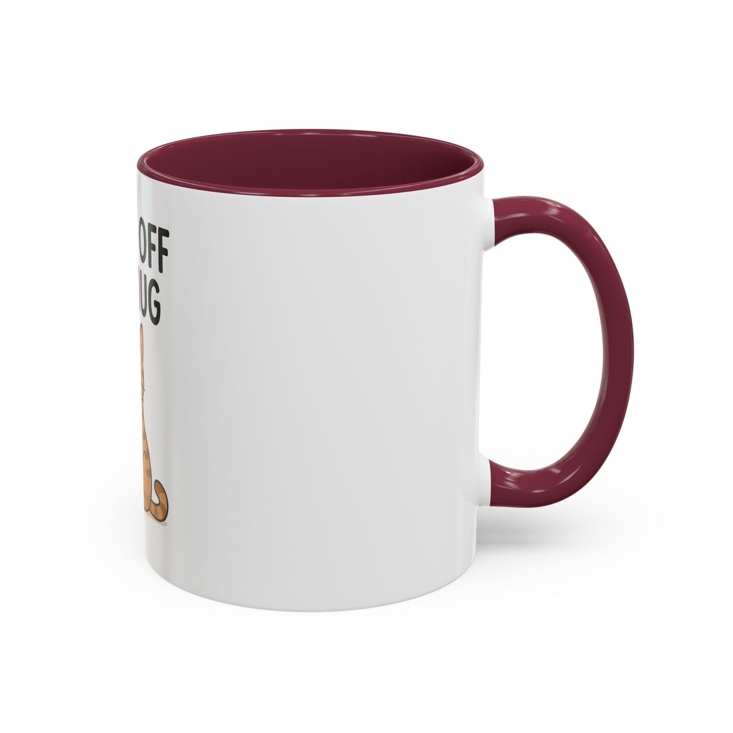Funny Cat Mug - "Paws Off My Mug" - Colorful 11oz & 15oz Coffee Cup