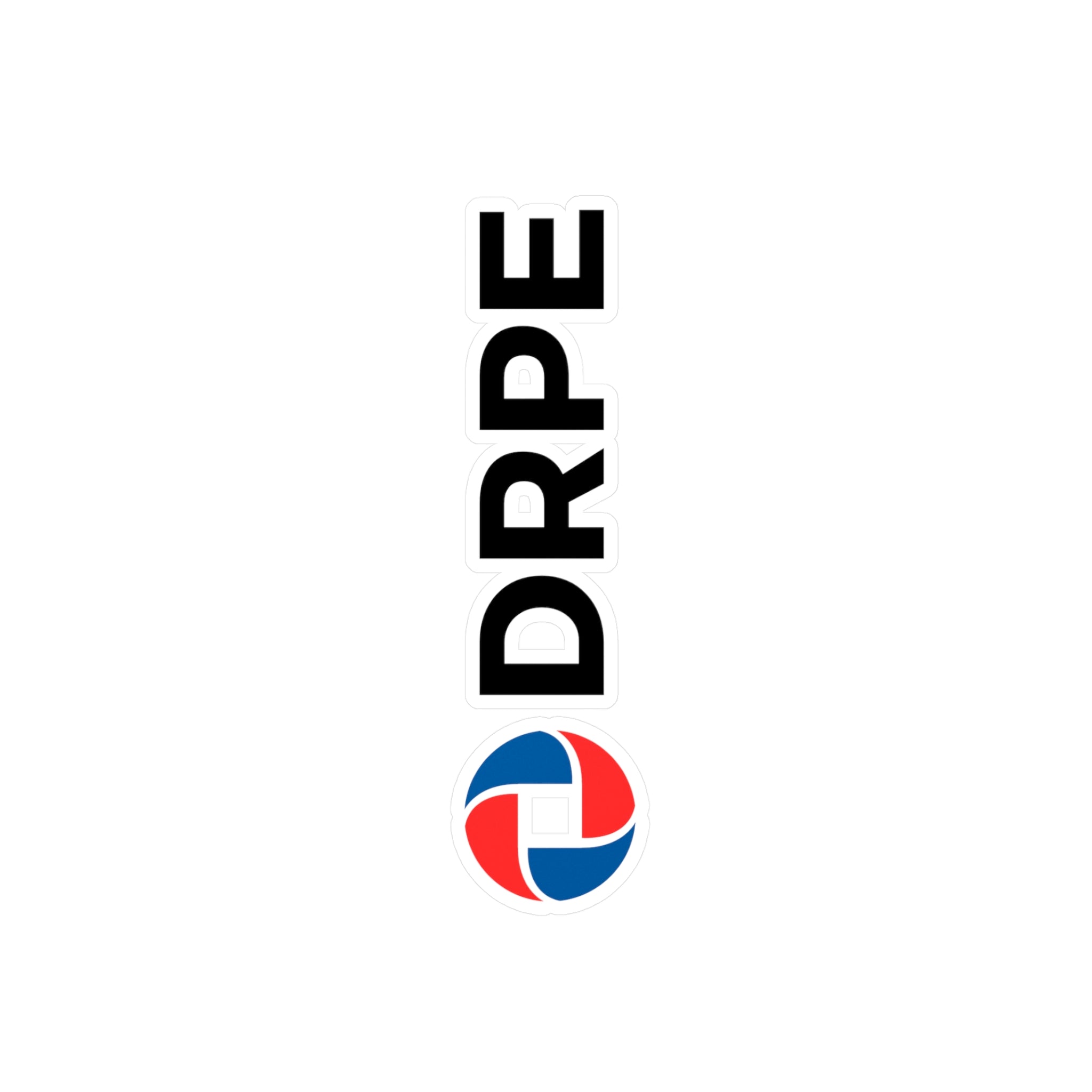 DRPE Vertical Logo Vinyl Decal