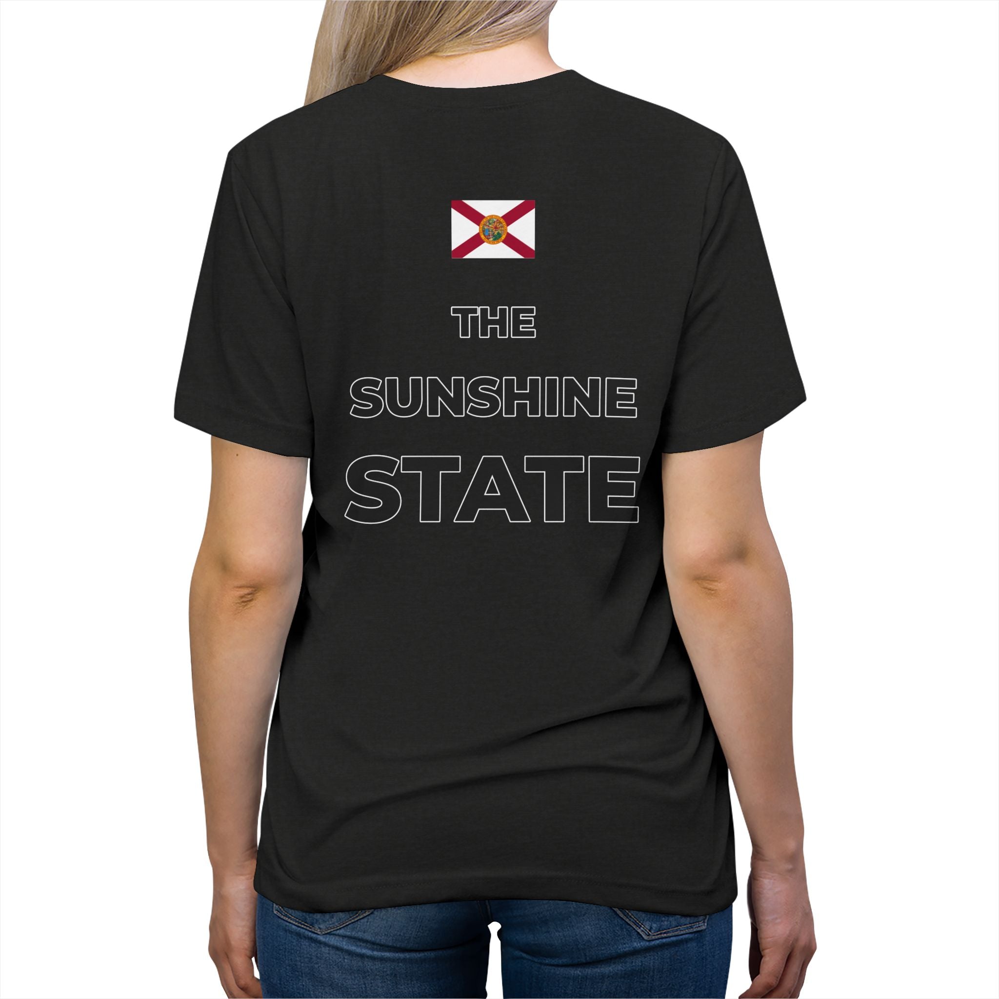 Florida Sunshine State Unisex Triblend Tee - Casual Summer Style