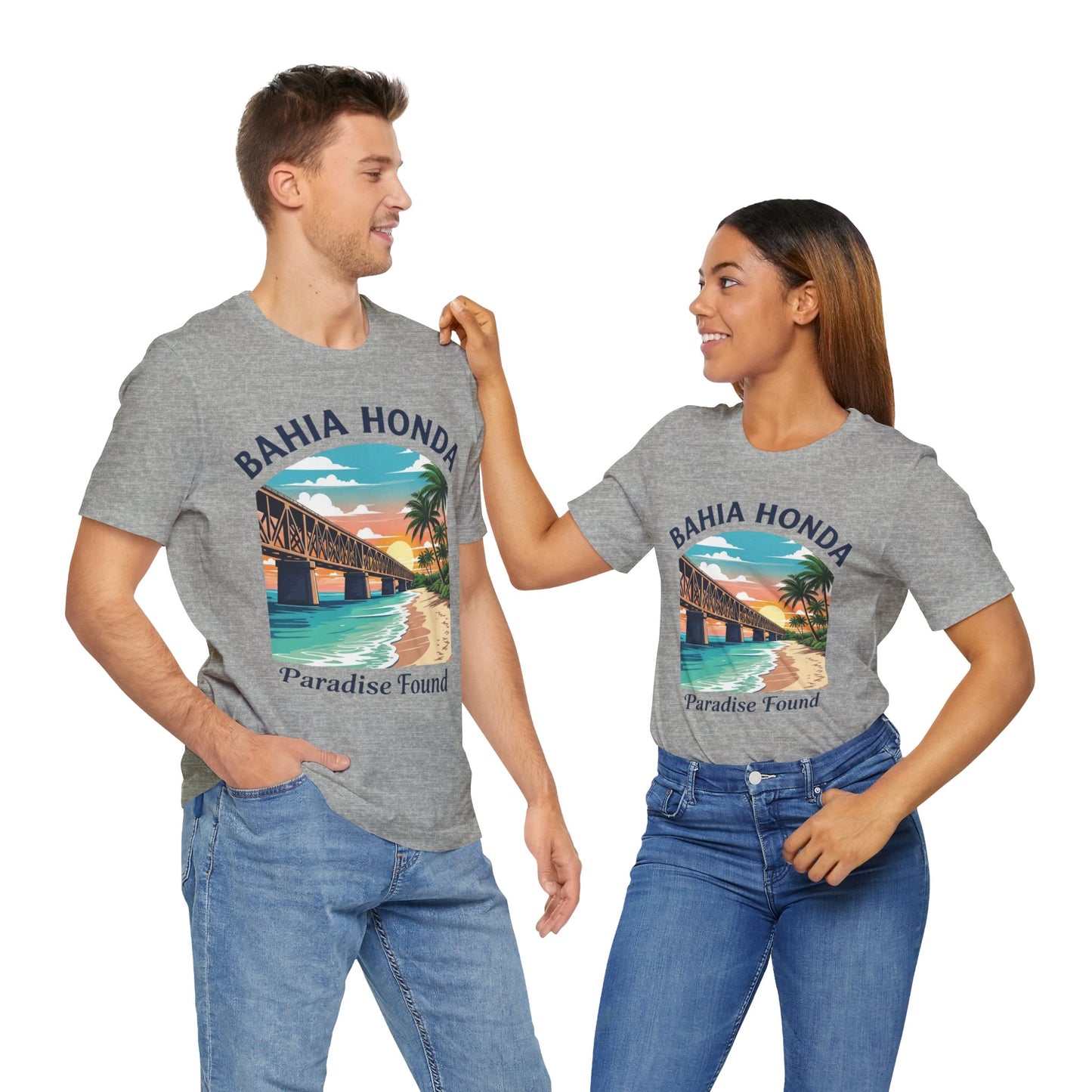 FLORIDA KEYS COLLECTION Bahia Honda Paradise Found Tee, Beach Vibes Shirt, Unisex Summer T-Shirt