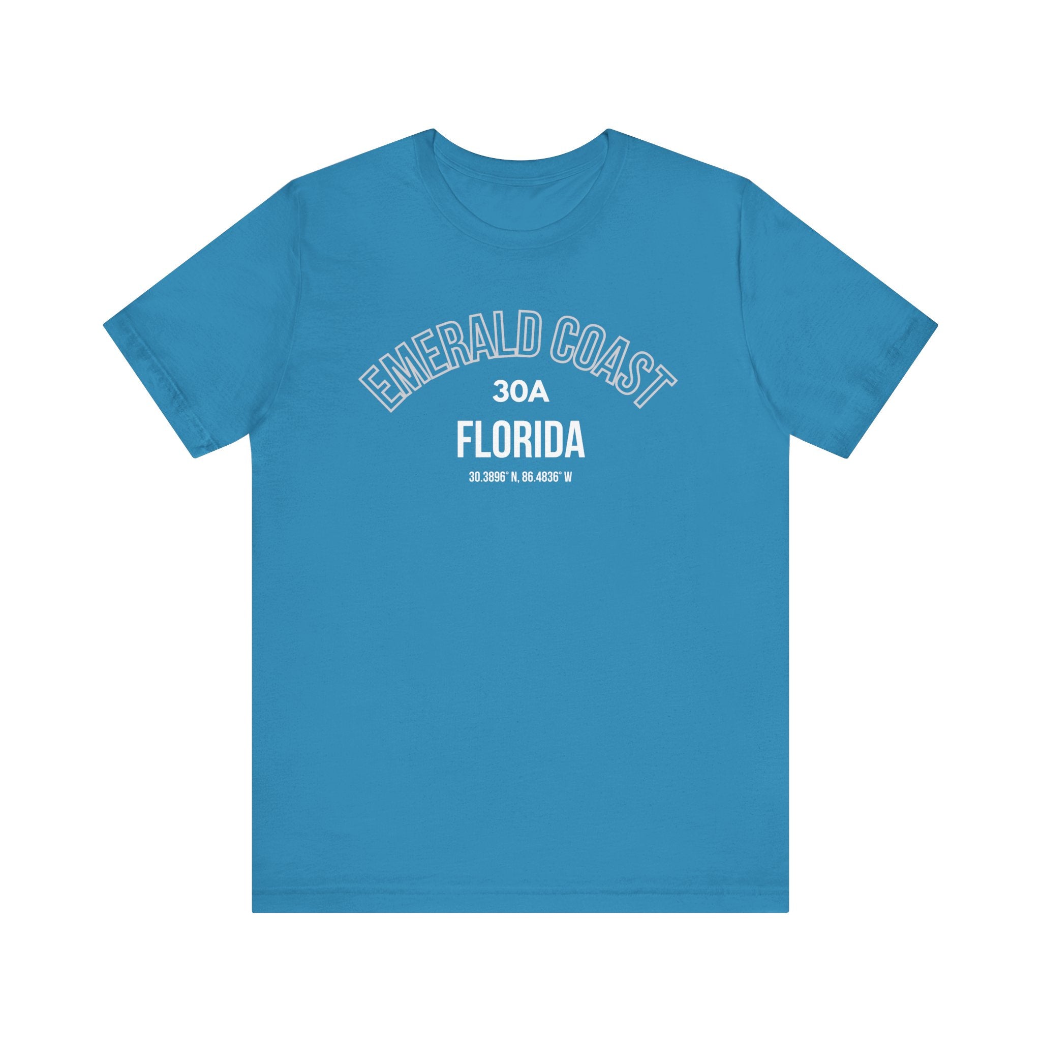 Emerald Coast 30A Florida Short Sleeve Tee - Casual Summer Shirt