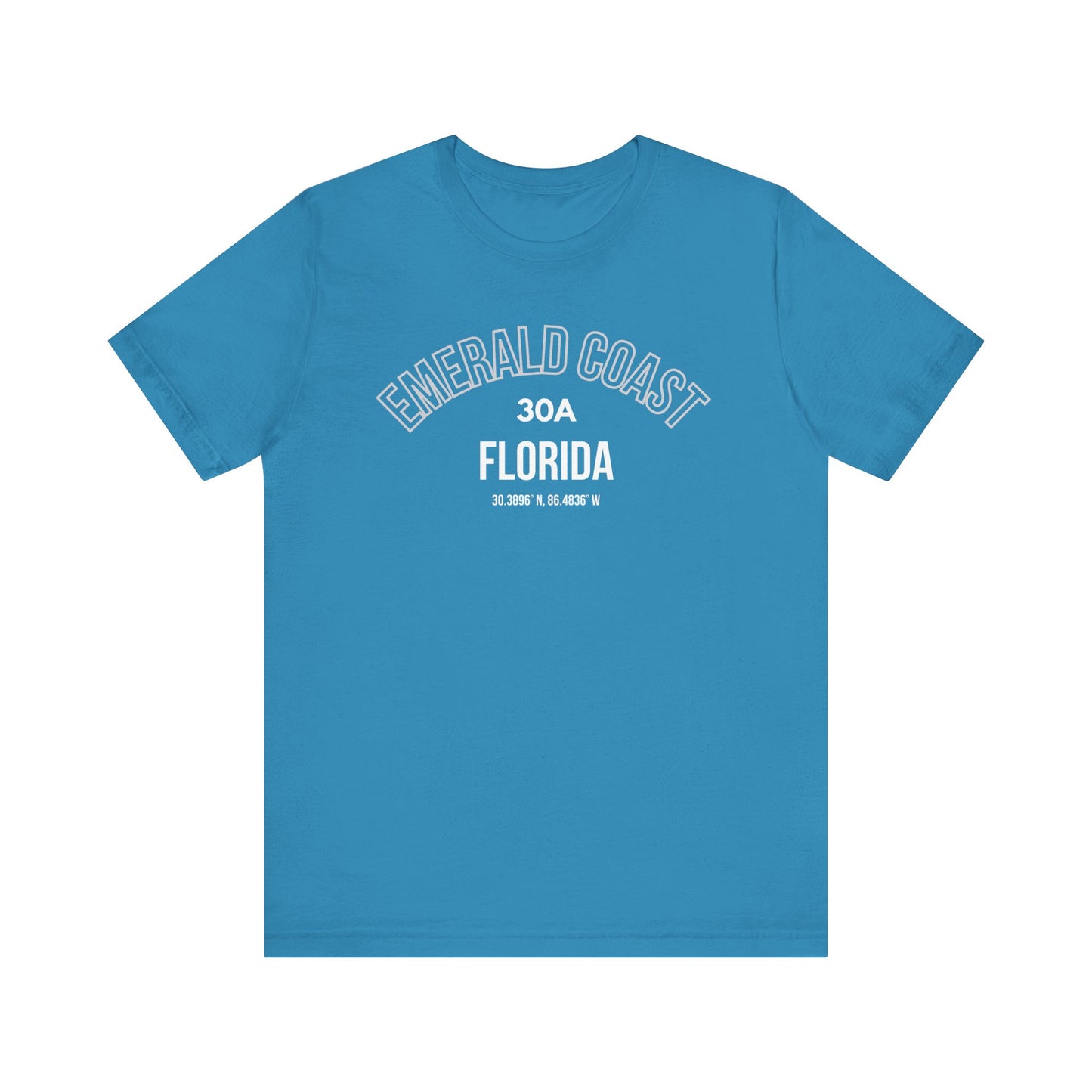 Emerald Coast 30A Florida Short Sleeve Tee - Casual Summer Shirt