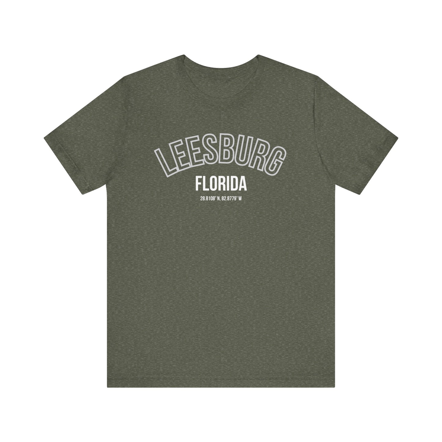 Leesburg, Florida Unisex Jersey Tee - Comfortable Casual Wear