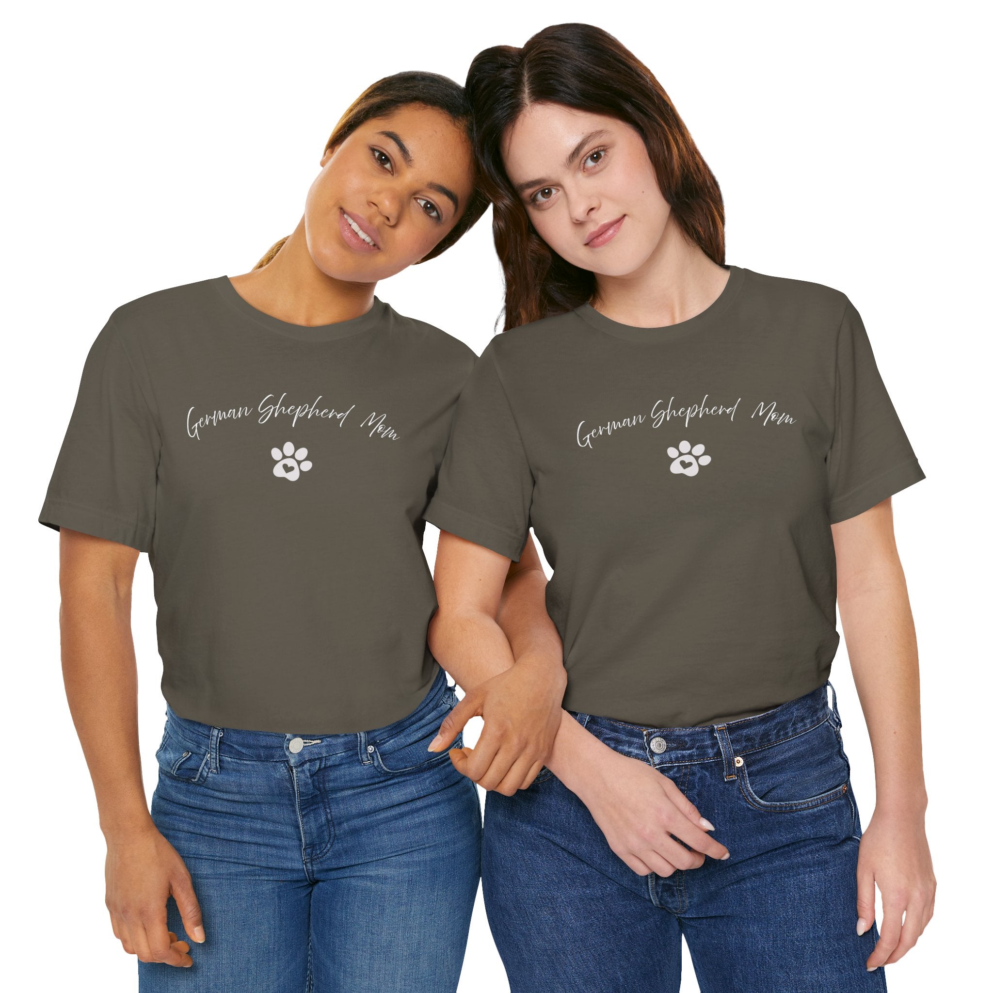 German Shepherd Mom Tee, Dog Lover Gift, Funny Pet Parent Shirt, Canine Fan T-Shirt, Animal Lovers Apparel, Birthday Gift for Her