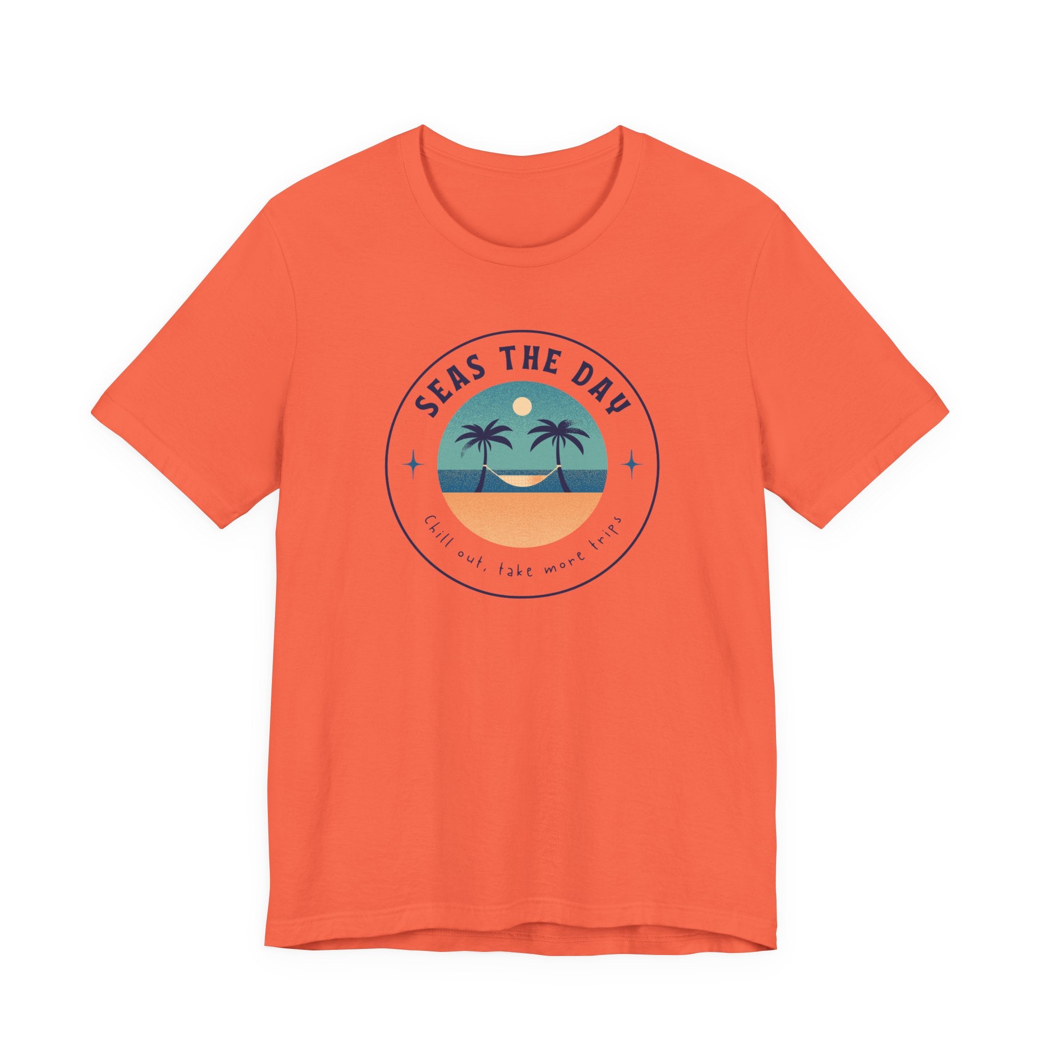 Seas the Day Tee - Unisex Jersey Short Sleeve Shirt for Beach Lovers