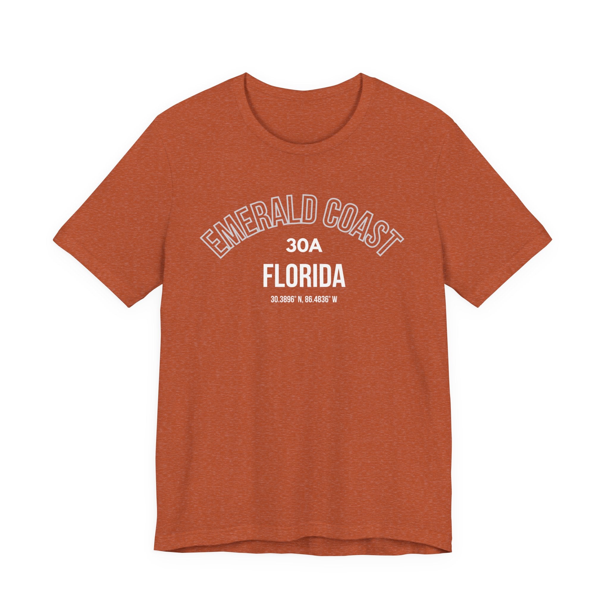 Emerald Coast 30A Florida Short Sleeve Tee - Casual Summer Shirt