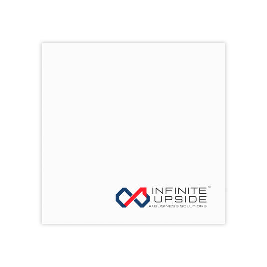 INFINITE UPSIDE™ AI Business Solutions Custom Post-it Note Pads