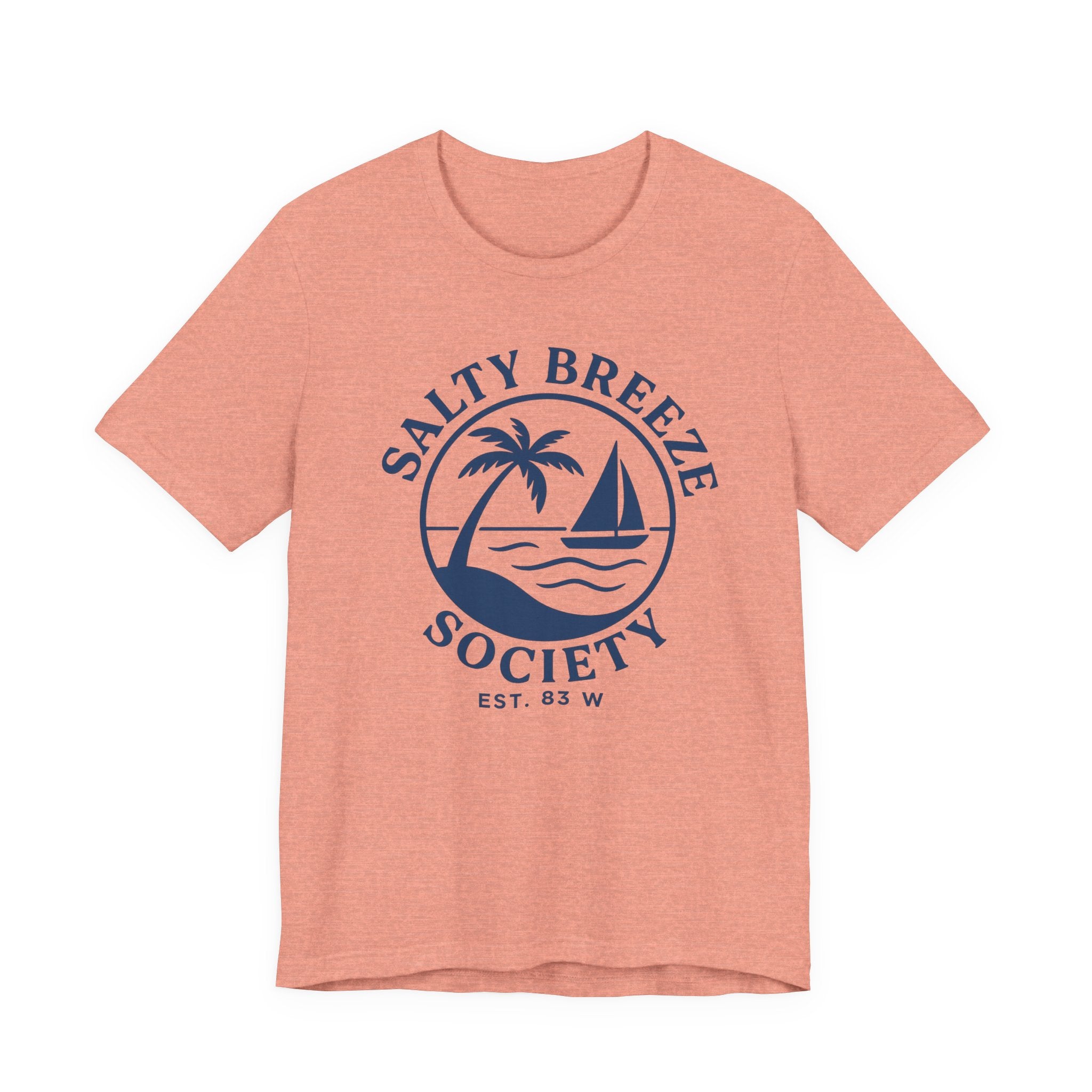 Salty Breeze Society Unisex Tee - Relaxed Coastal Vibe T-Shirt for Beach Lovers