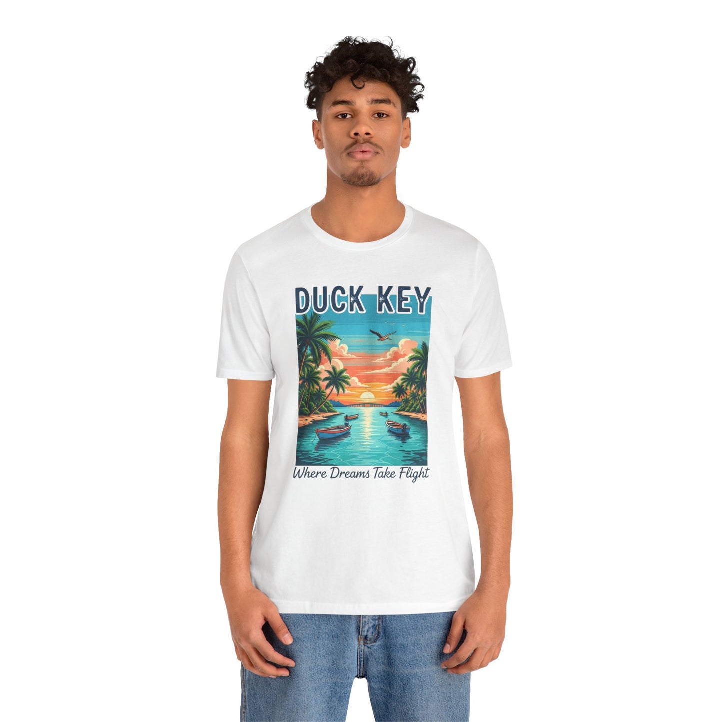 FLORIDA KEYS COLLECTION Duck Key Dreamscape Unisex Tee - Beach Vibes Shirt, Vacation T-Shirt