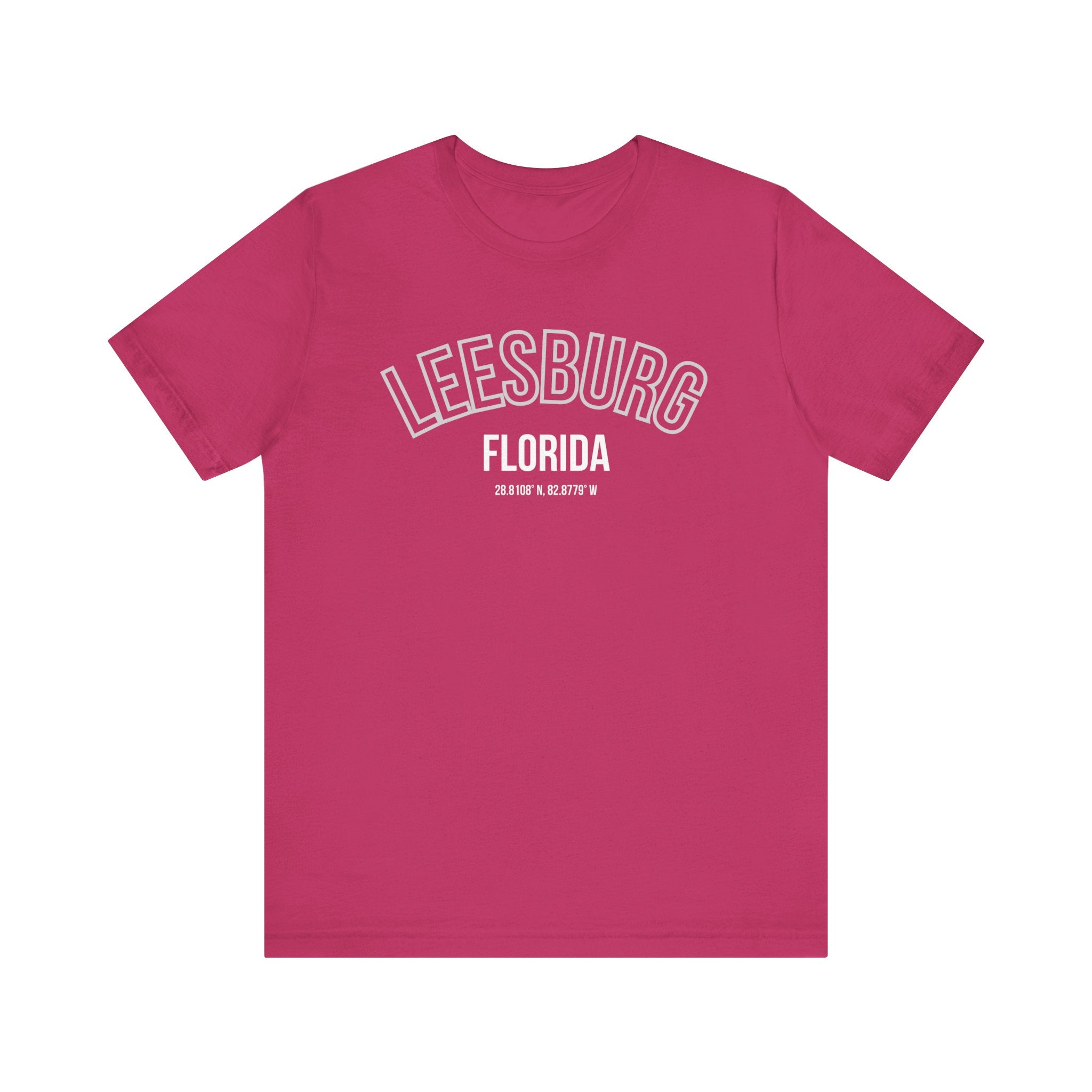 Leesburg, Florida Unisex Jersey Tee - Comfortable Casual Wear