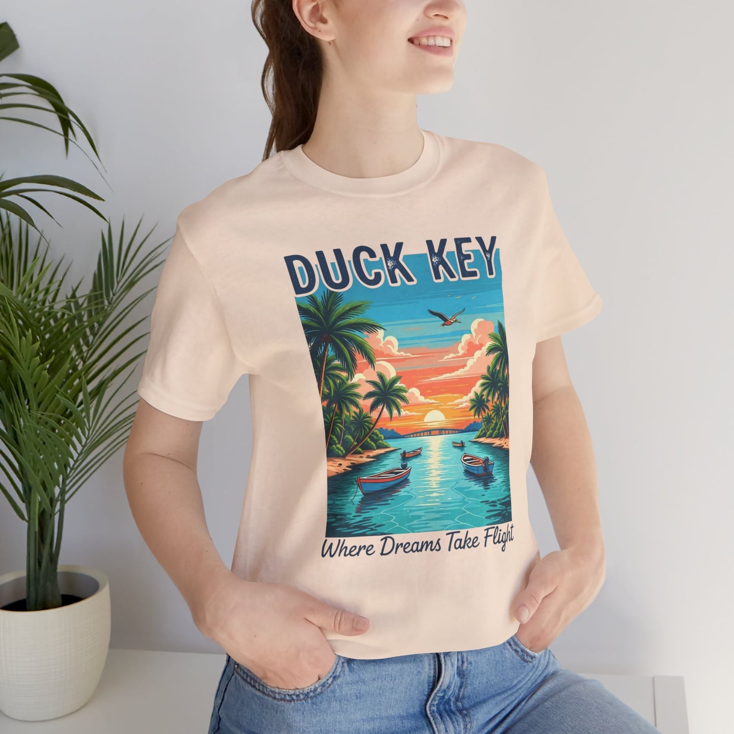 FLORIDA KEYS COLLECTION Duck Key Dreamscape Unisex Tee - Beach Vibes Shirt, Vacation T-Shirt