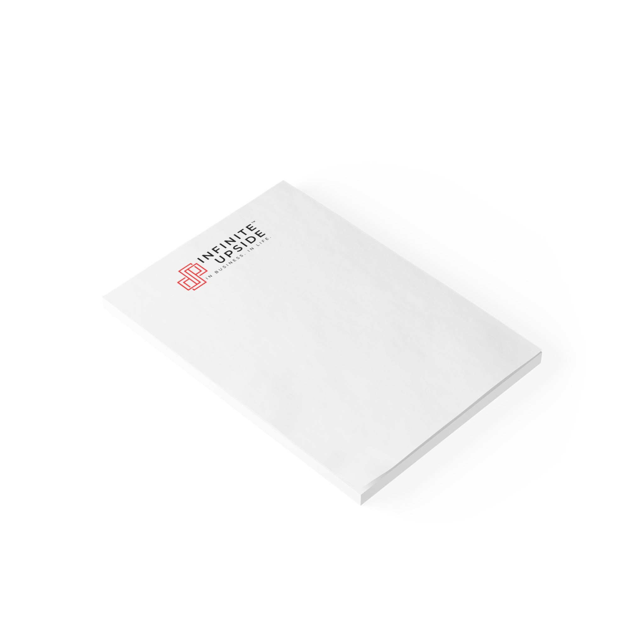 Infinite Upside™ Branded Post-It Note Pads — Corporate Logo Sticky Notes