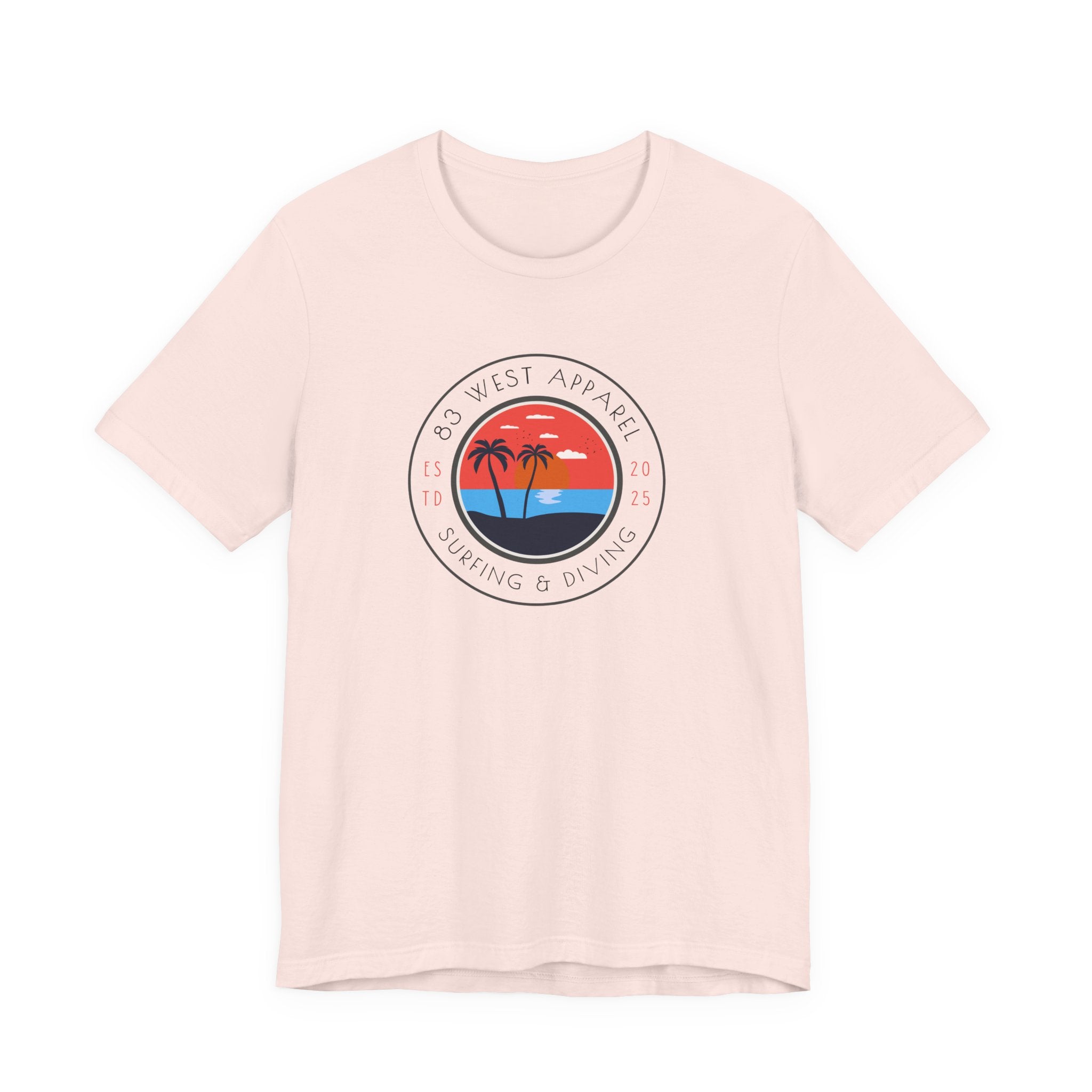 83 West Surf & Dive Unisex Tee - Perfect for Beach Lovers and Outdoor Adventures