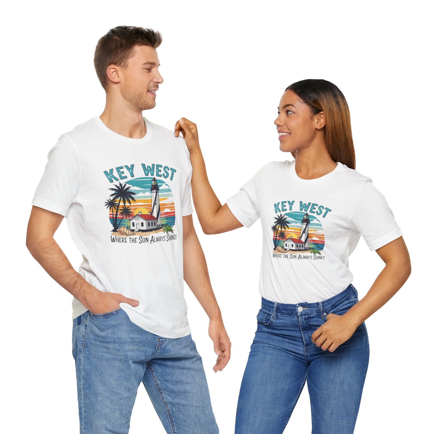 FLORIDA KEYS COLLECTION Key West Sunset Tee: Tropical Vibes Shirt for Beach Lovers