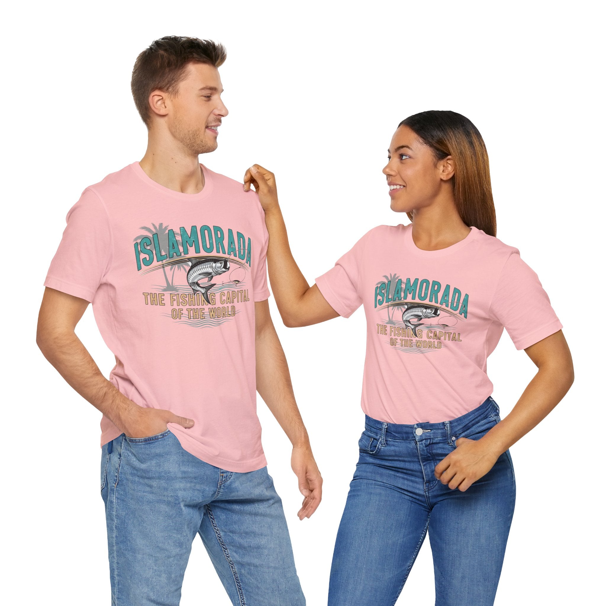 FLORIDA KEYS COLLECTION Islamorada Fishing Capital Tee, Unisex Fishing Shirt, Casual Beach Wear, Summer Vacation Top, Gift for Anglers