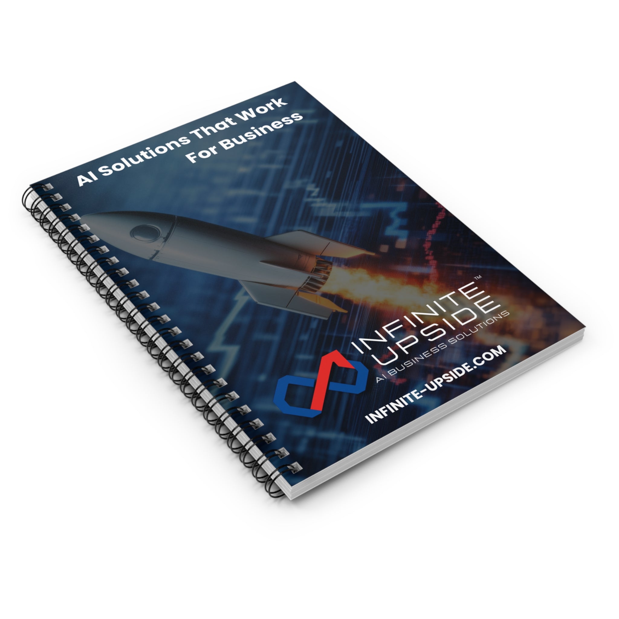 INFINITE UPSIDE™ Digital Code Spiral Notebook