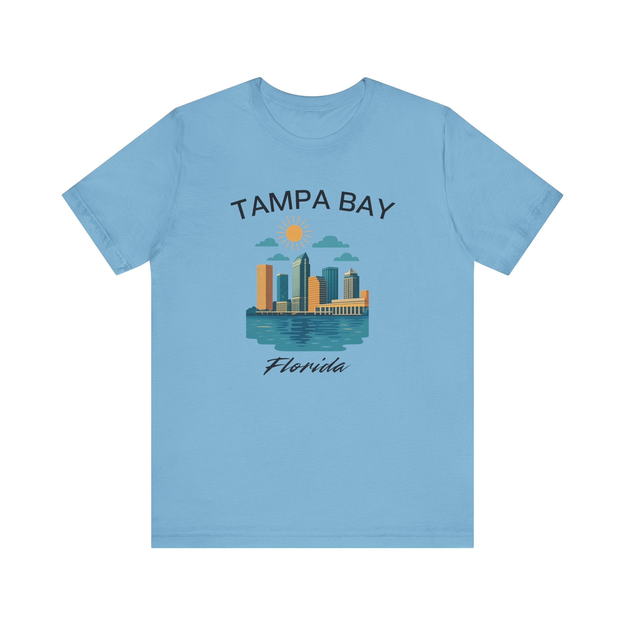 Tampa Bay Skyline Tee - Unisex Jersey Short Sleeve Tee, Florida Gift