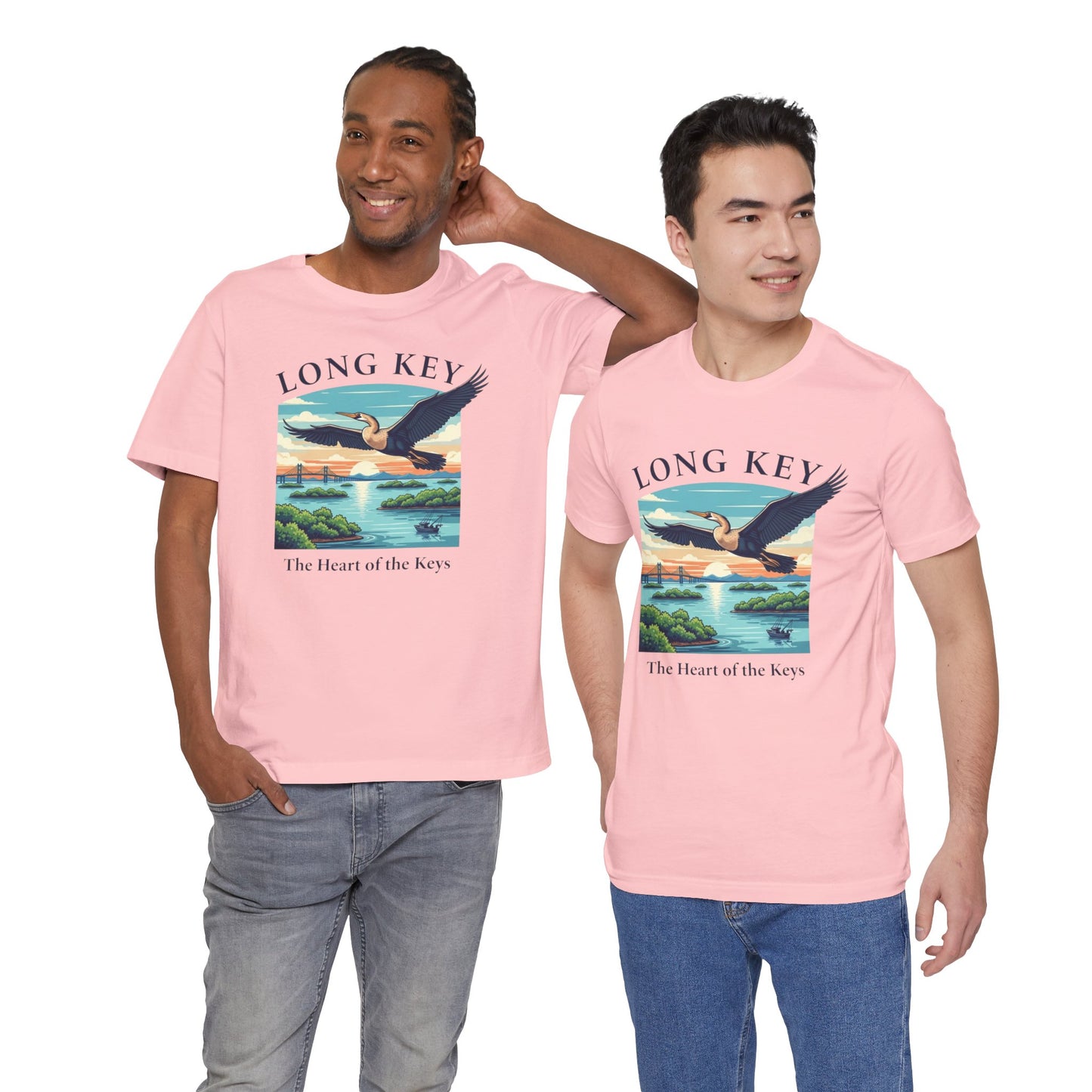 FLORIDA KEYS COLLECTION Long Key Graphic Tee - Casual Wear, Travel Souvenir