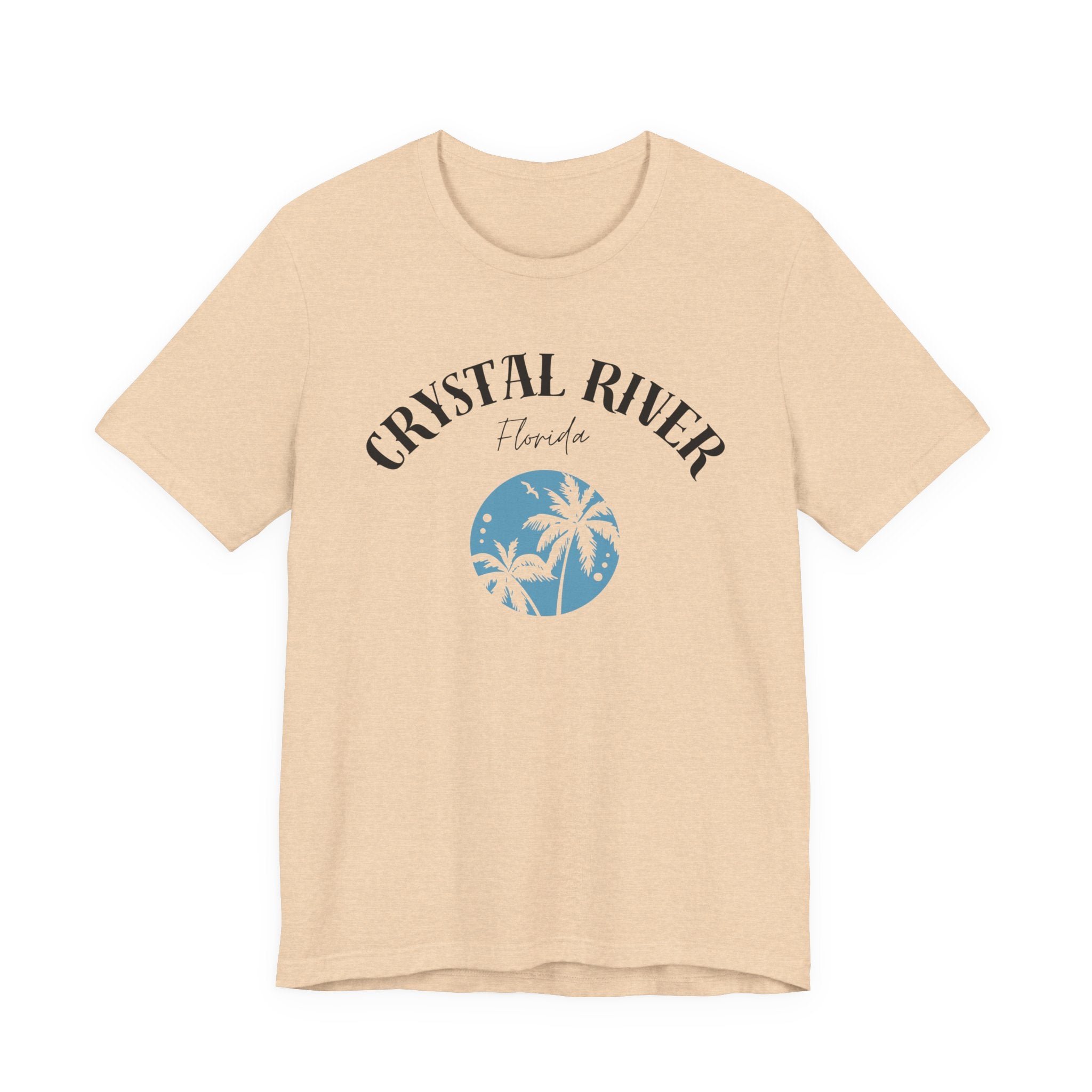 Crystal River Florida Tropical Tee - Unisex Jersey Short Sleeve Shirt