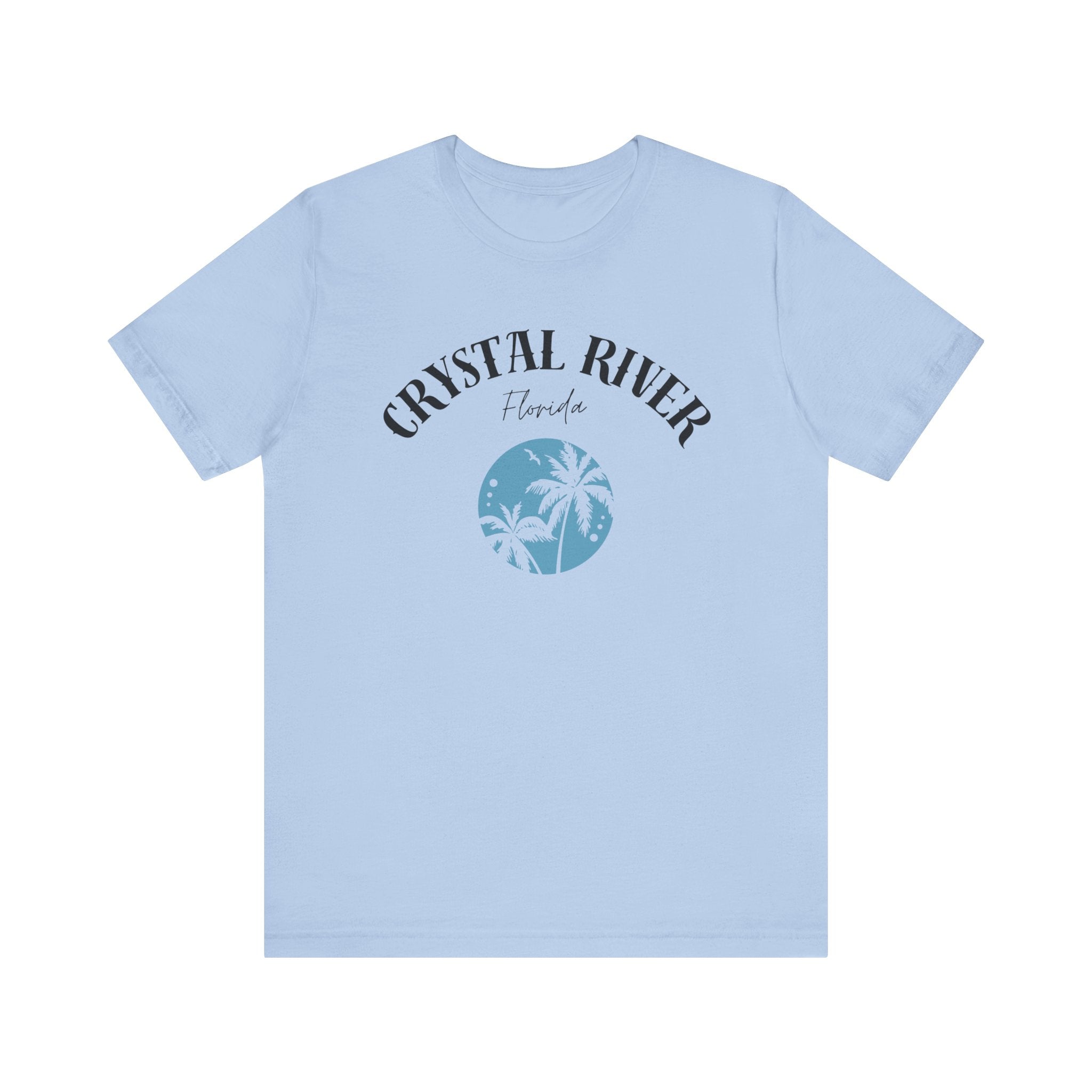 Crystal River Florida Tropical Tee - Unisex Jersey Short Sleeve Shirt