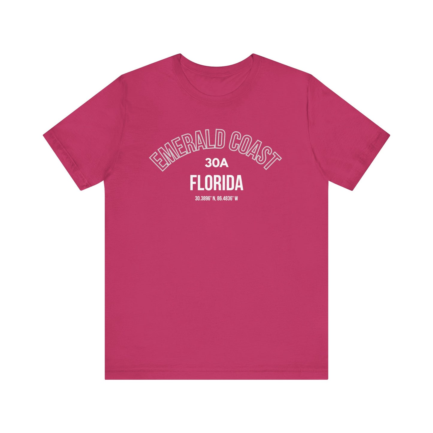 Emerald Coast 30A Florida Short Sleeve Tee - Casual Summer Shirt