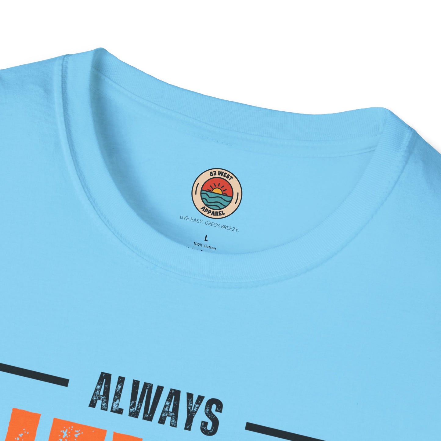 Unisex Never Give Up T-Shirt - Stay Strong Inspirational Tee